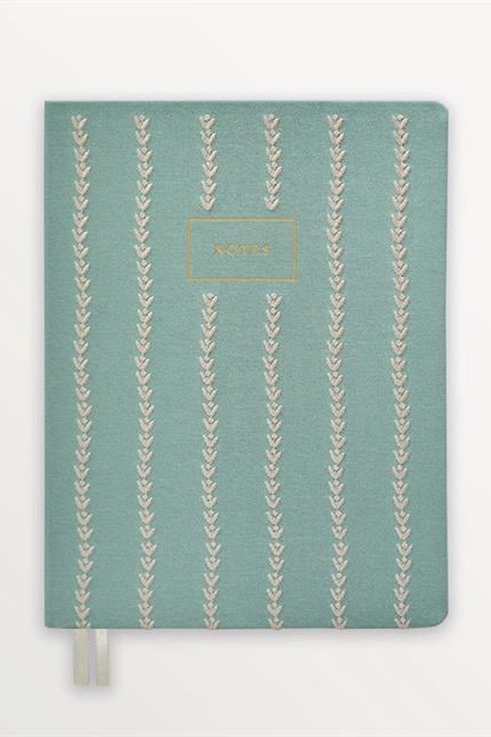 Yeşil Yaprak İşlemeli Xl Defter - 2