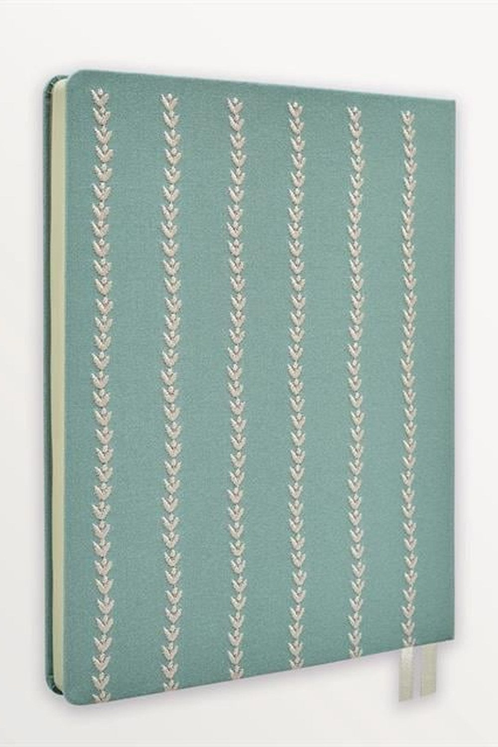 Yeşil Yaprak İşlemeli Xl Defter - 4