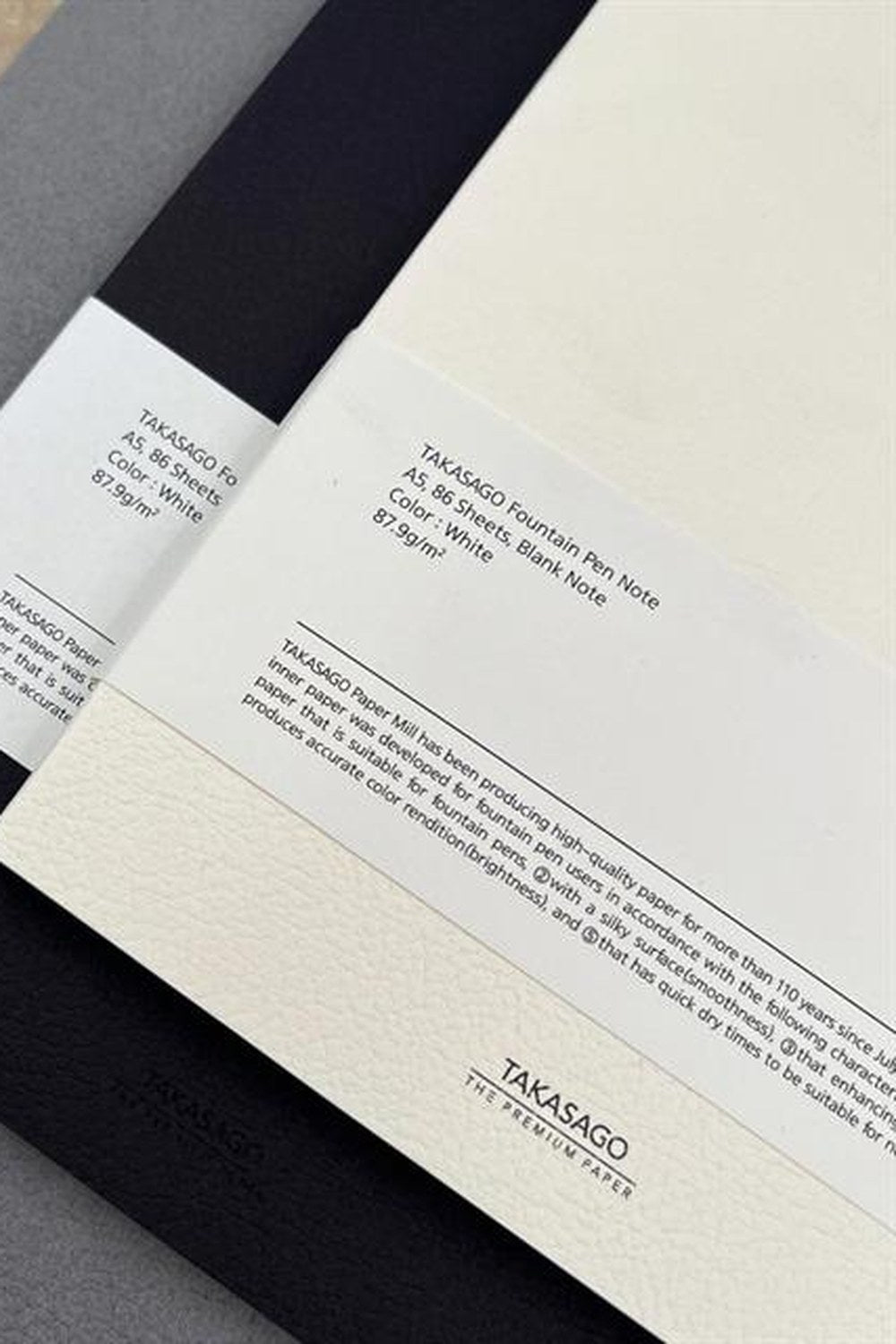 Takasago Dolma Kalem Uyumlu A5 Siyah Kareli Japon Defter - 4