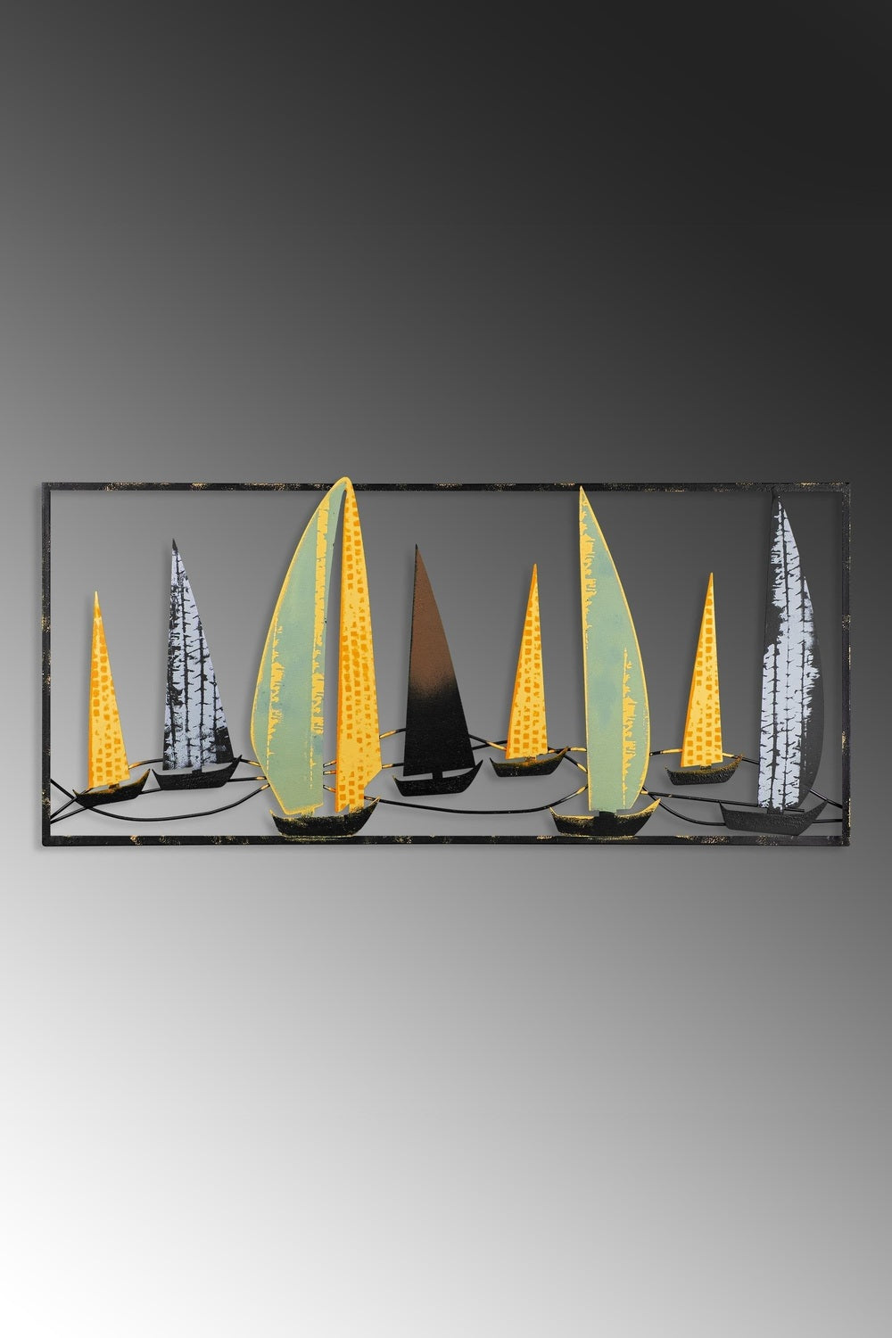Bys-027-A Dekoratif Metal Duvar Tablosu - 3