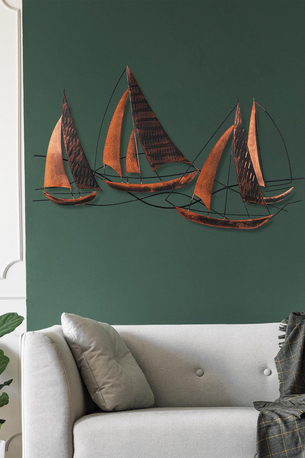 Bys-071-A Dekoratif Metal Duvar Tablosu - 2
