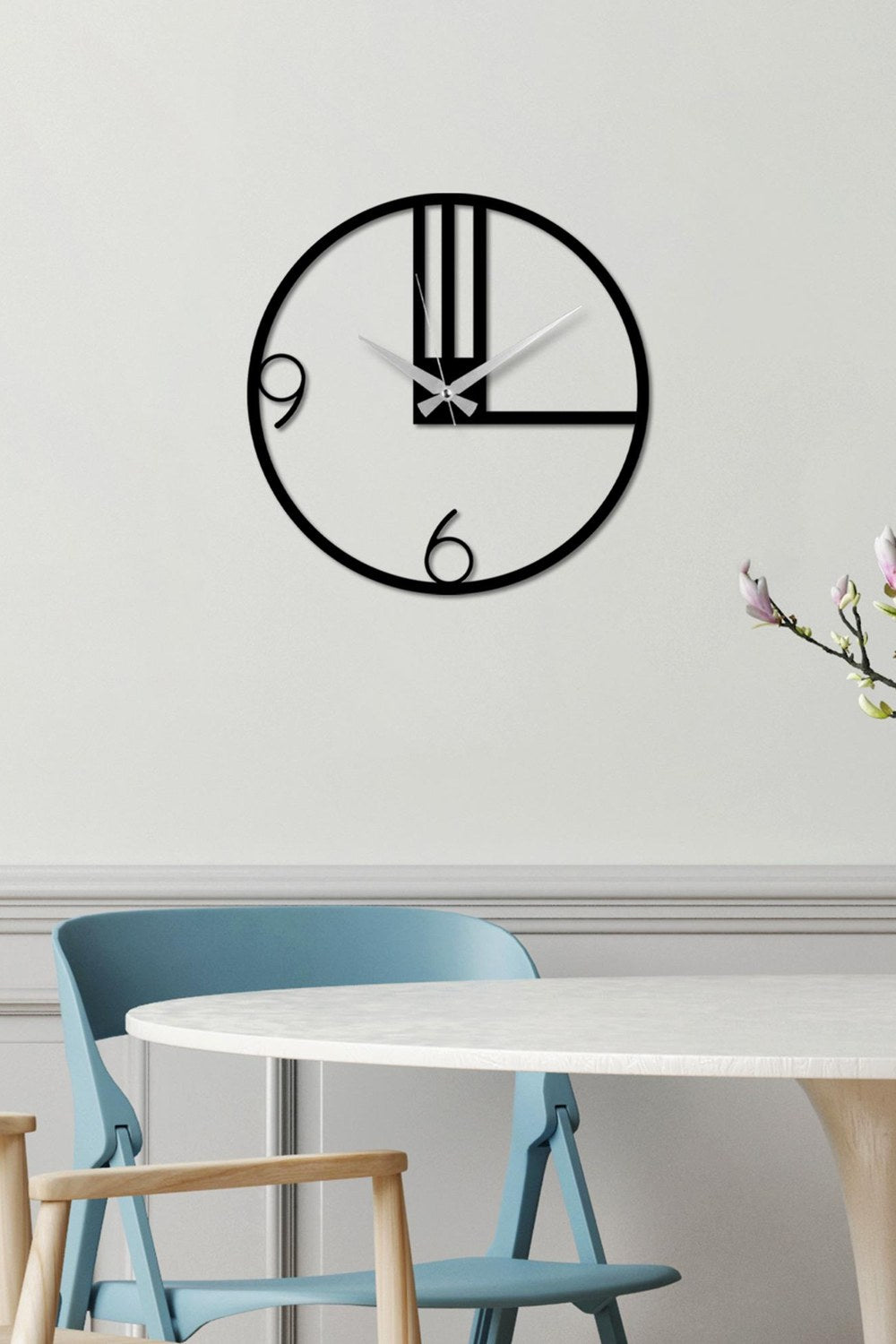 Watch-054 Dekoratif Metal Duvar Saati - 1