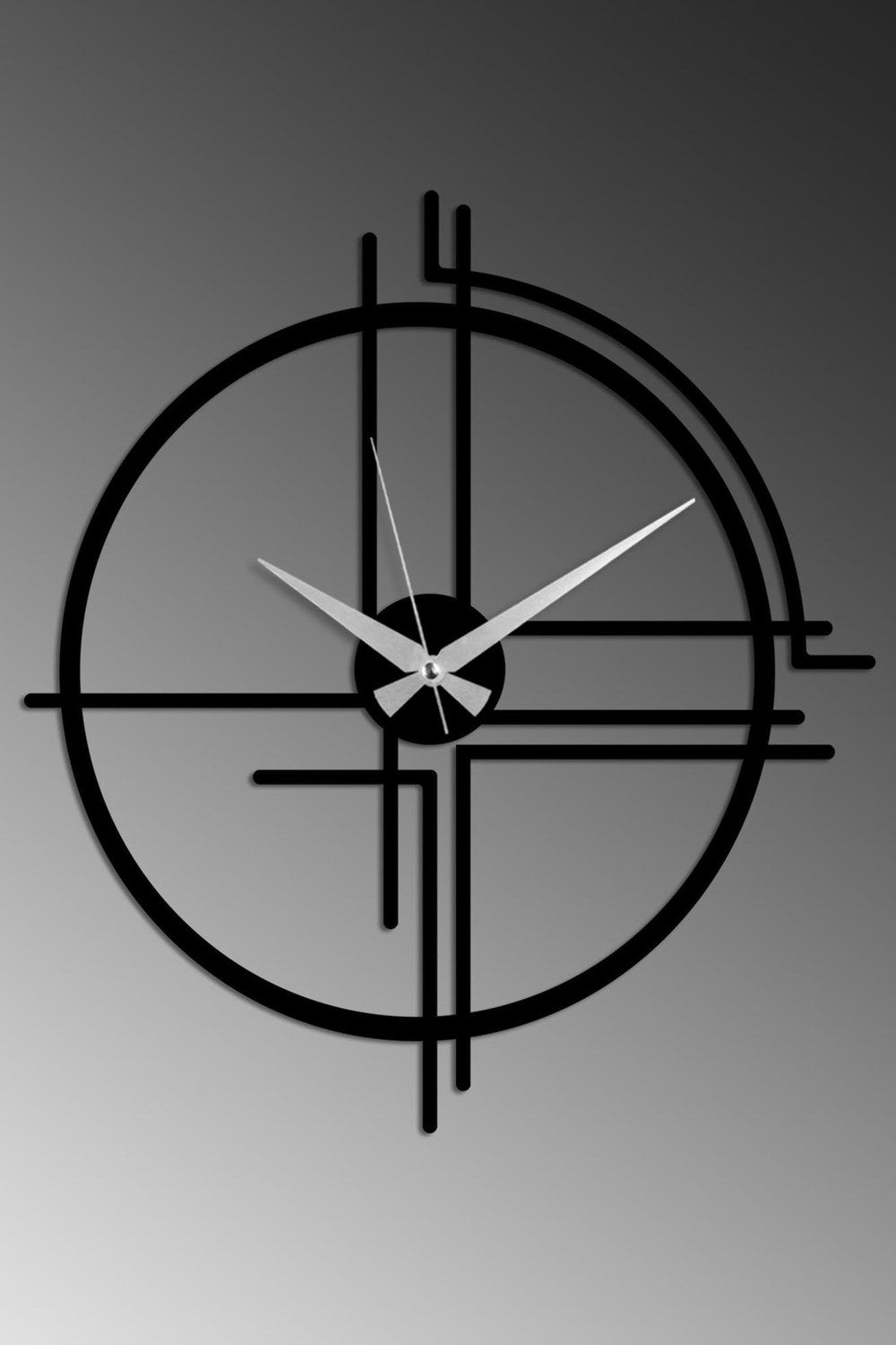 Watch-063 Dekoratif Metal Duvar Saati - 3