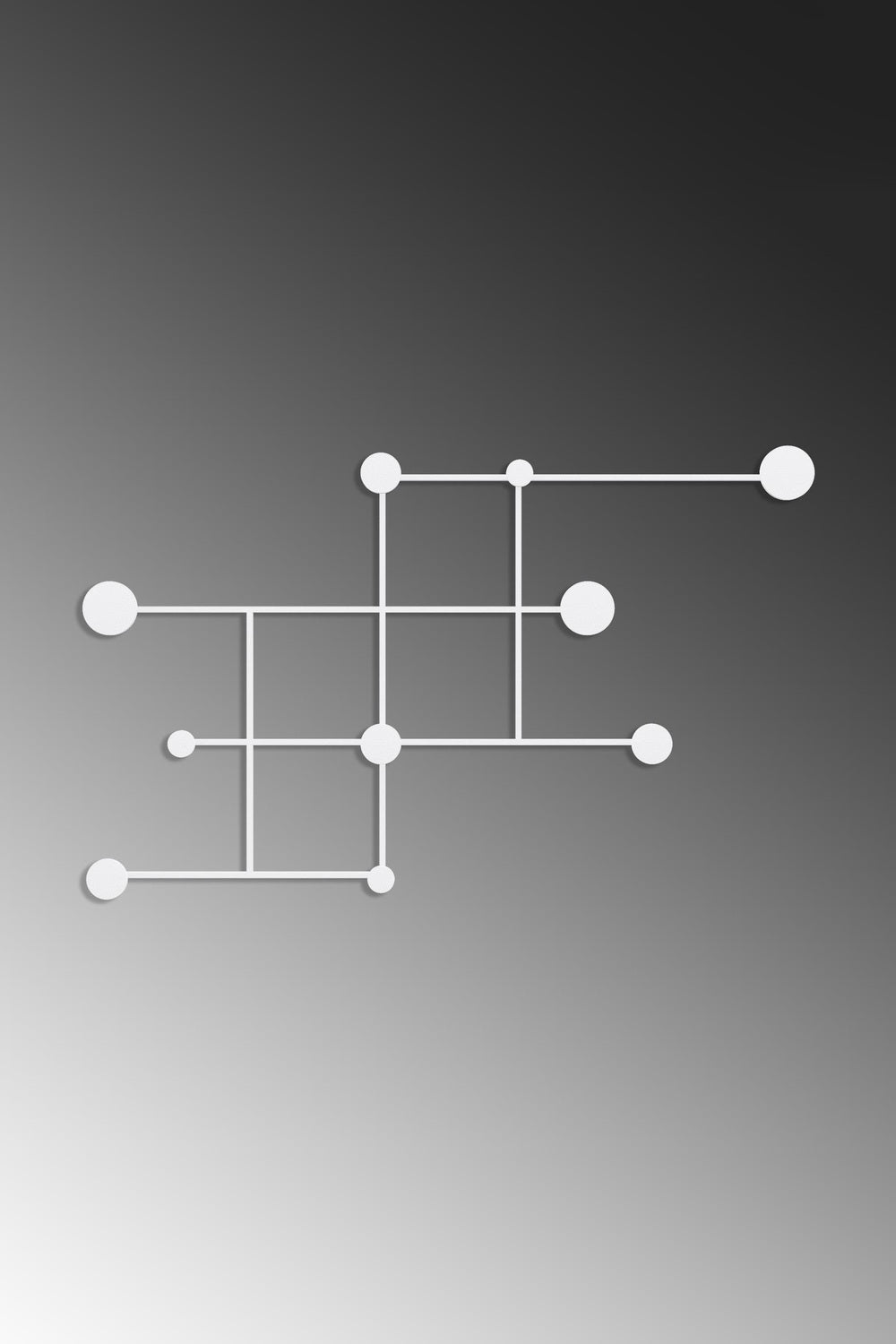 Amt-001-B Dekoratif Metal Askılık - 1