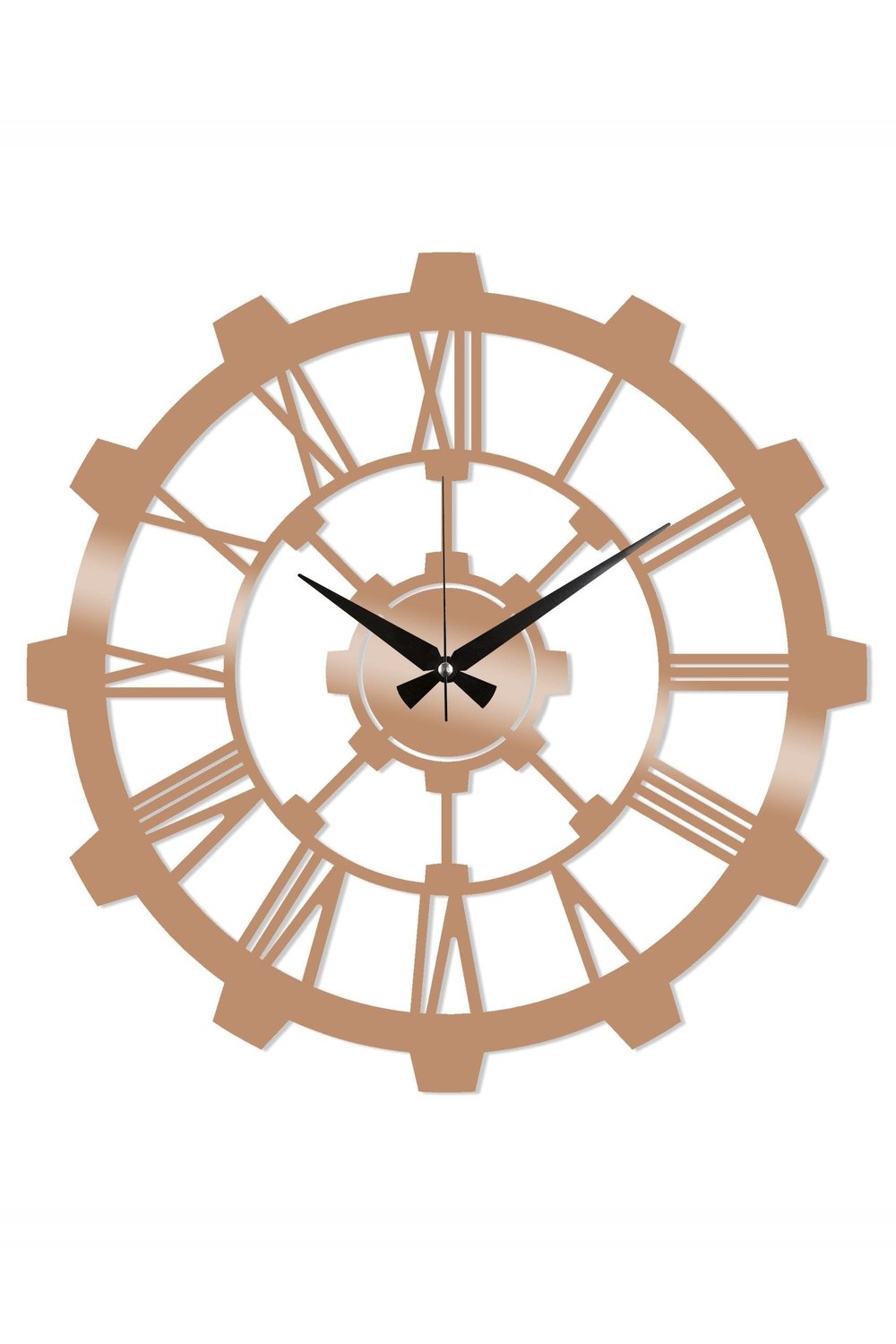 Watch-016-B Dekoratif Metal Duvar Saati - 1