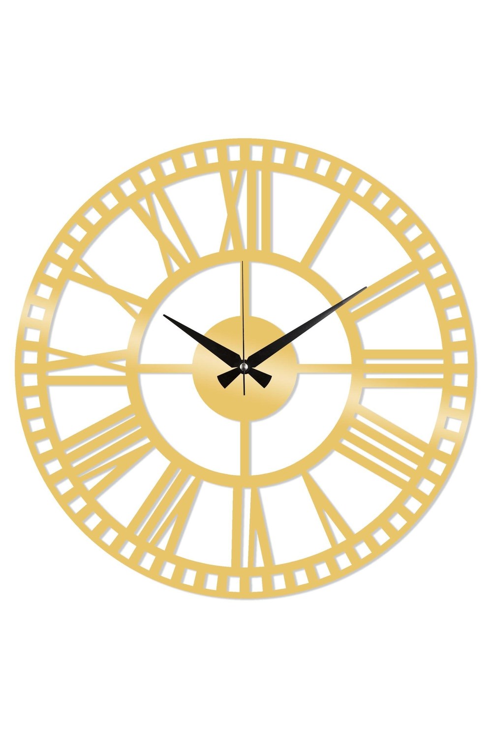 Watch-010-A Dekoratif Metal Duvar Saati - 1