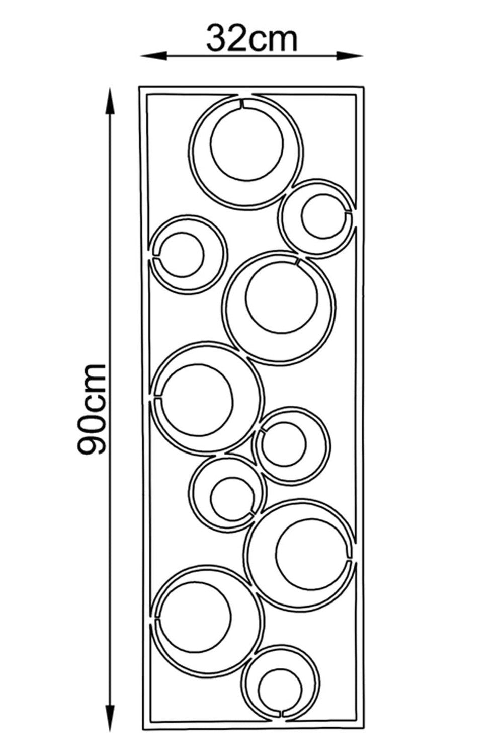 Bys-4065 Dekoratif Metal Duvar Tablosu - 2
