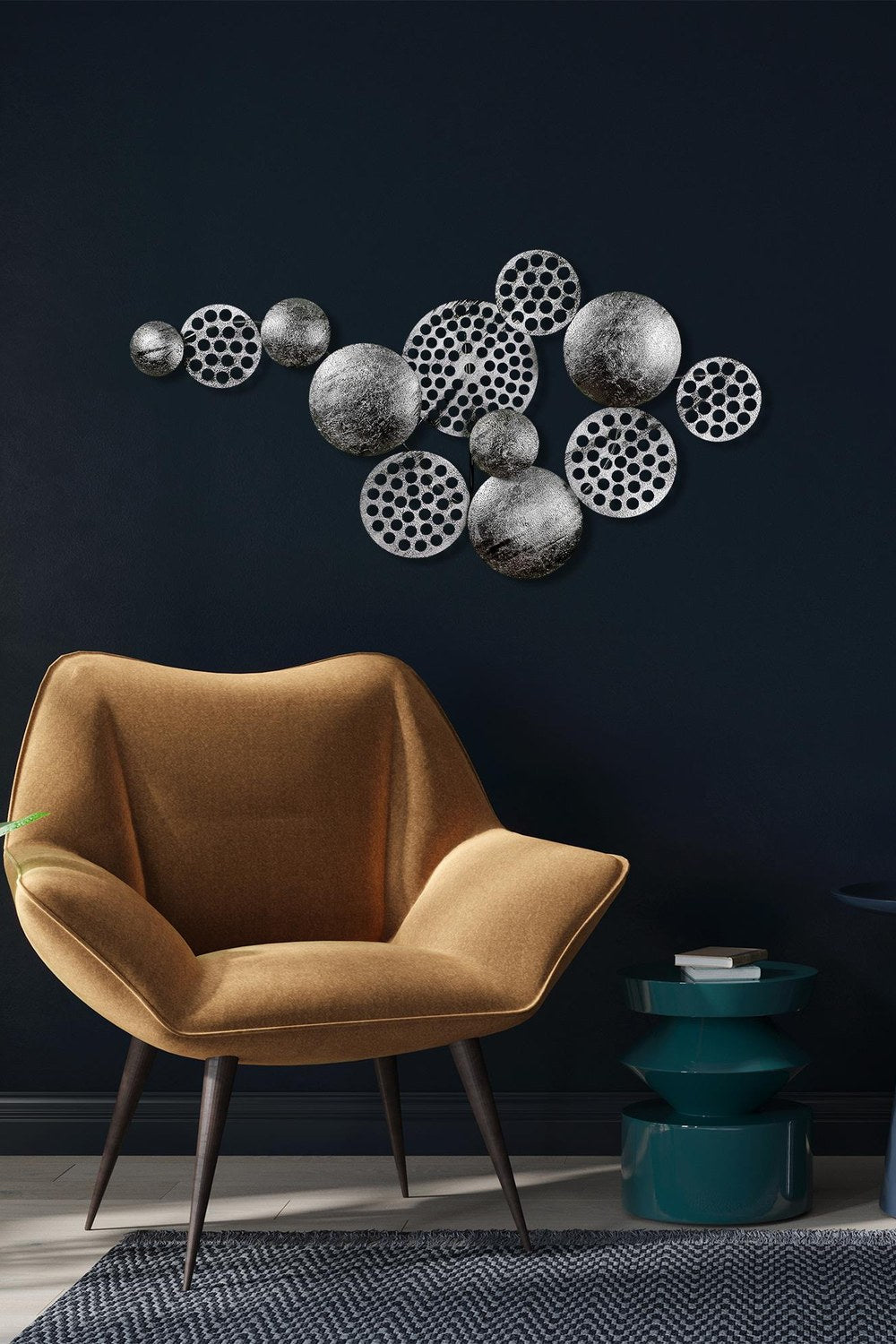 Bys-108-C Dekoratif Metal Duvar Tablosu - 1