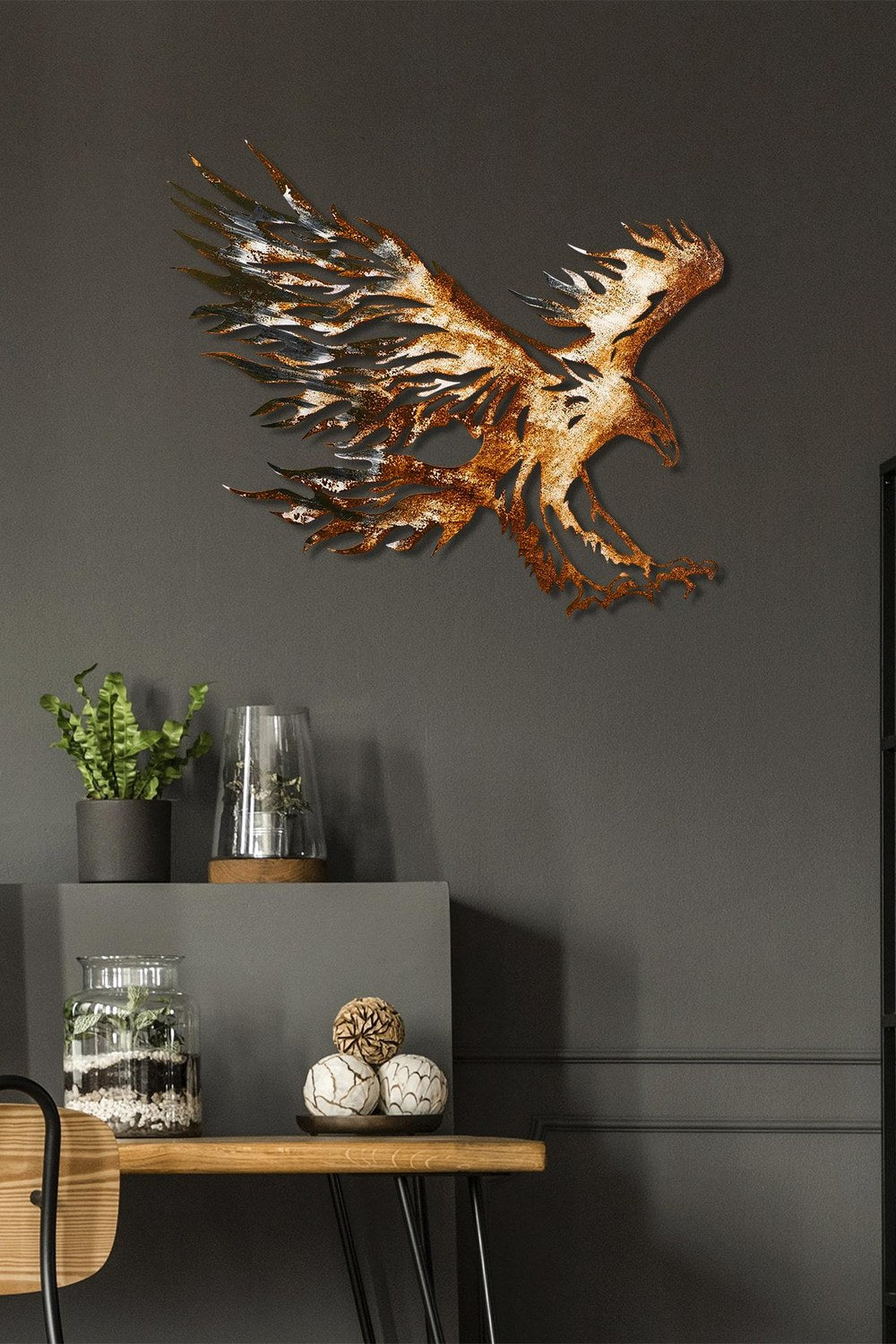 Bys-099-A Dekoratif Metal Duvar Tablosu - 1