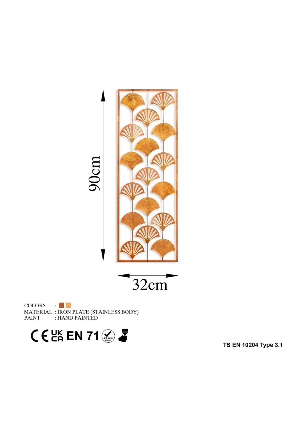 Bys-098 Dekoratif Metal Duvar Tablosu - 6