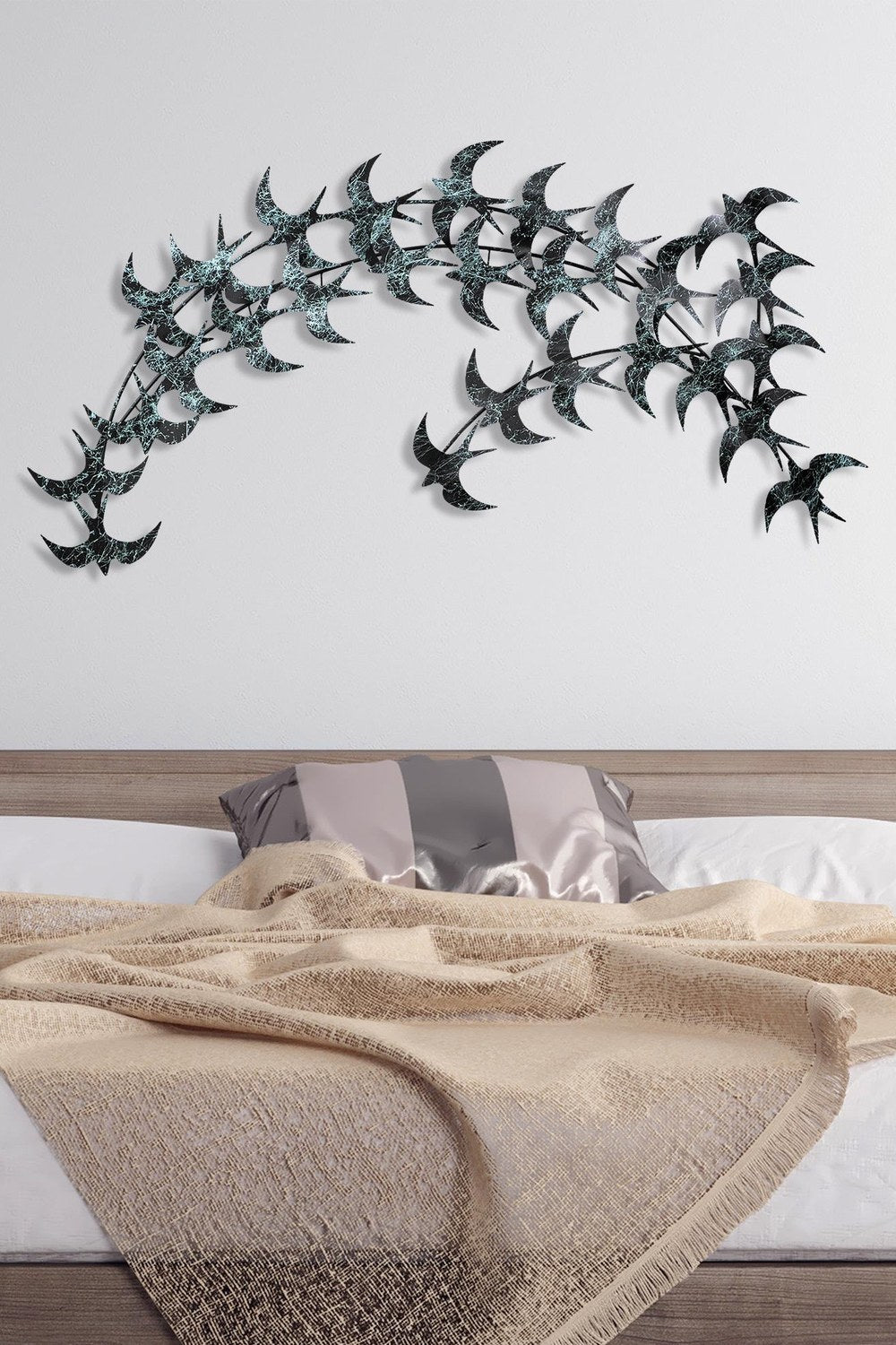 Bys-057-A Dekoratif Metal Duvar Tablosu - 0