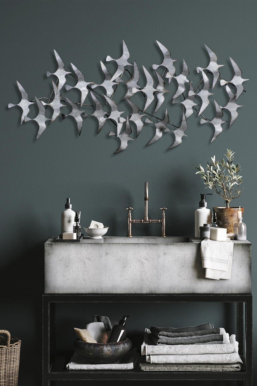 Bys-036-B Dekoratif Metal Duvar Tablosu - 2