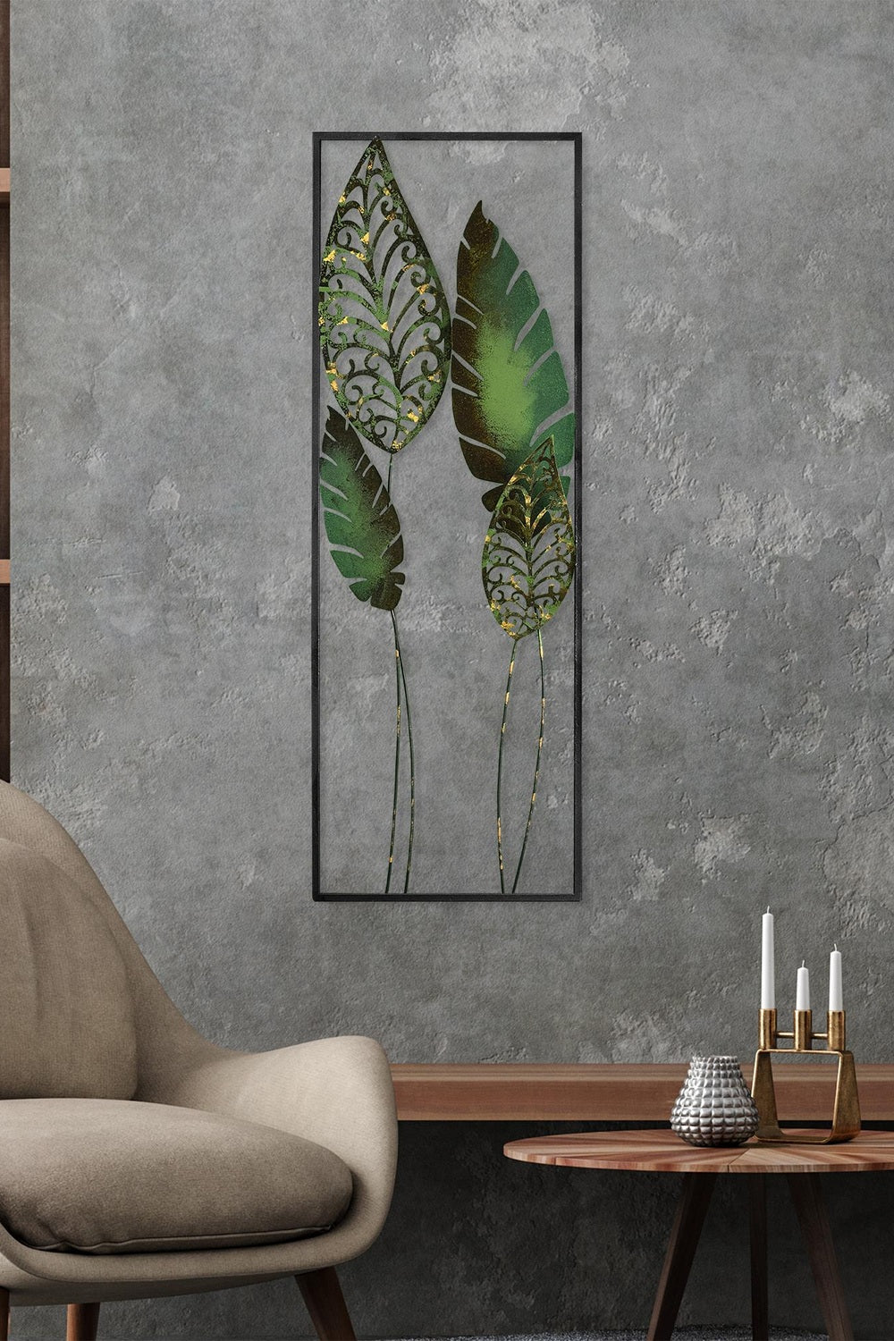Bys-031-A Dekoratif Metal Duvar Tablosu - 1