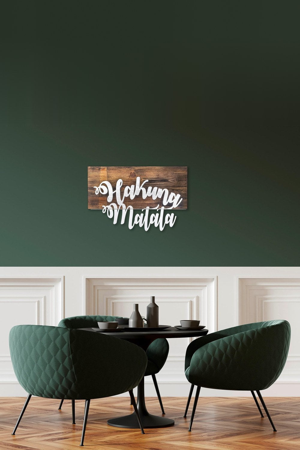 Ma-112 Ahşap Metal Duvar Tablosu - 0