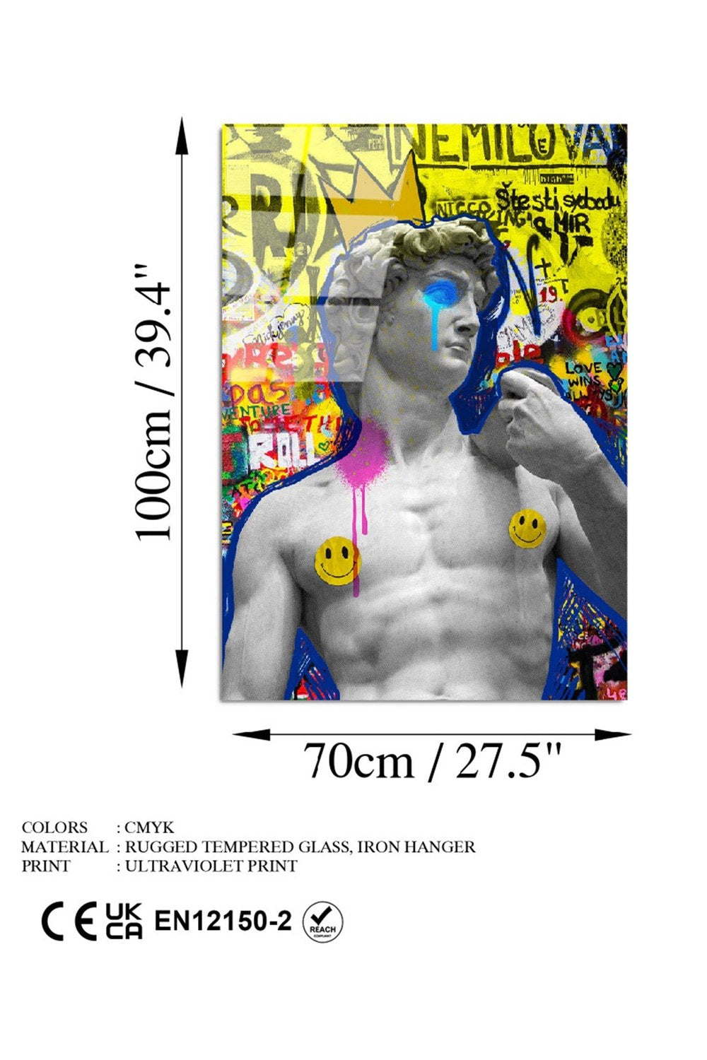 Uv-784 Baskılı Cam Dikdörtgen Duvar Tablosu - 6