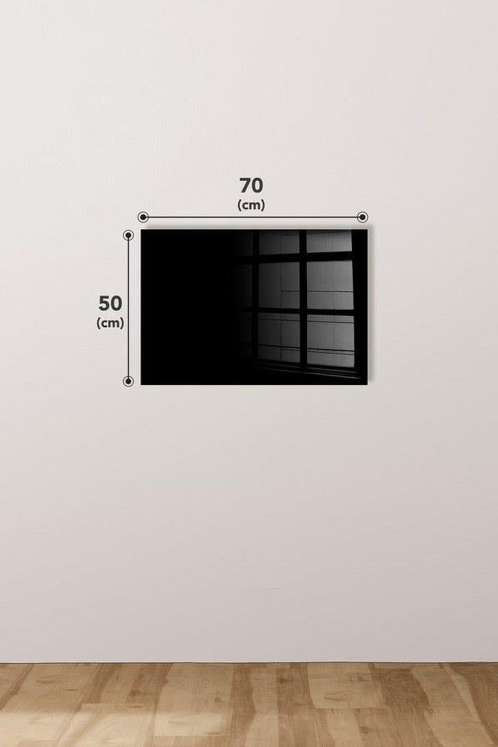 Uv-605 Baskılı Cam Dikdörtgen Duvar Tablosu - 2