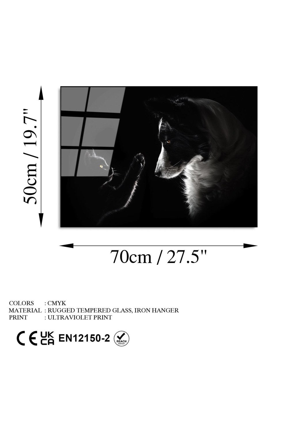 Uv-453 Baskılı Cam Dikdörtgen Duvar Tablosu - 7