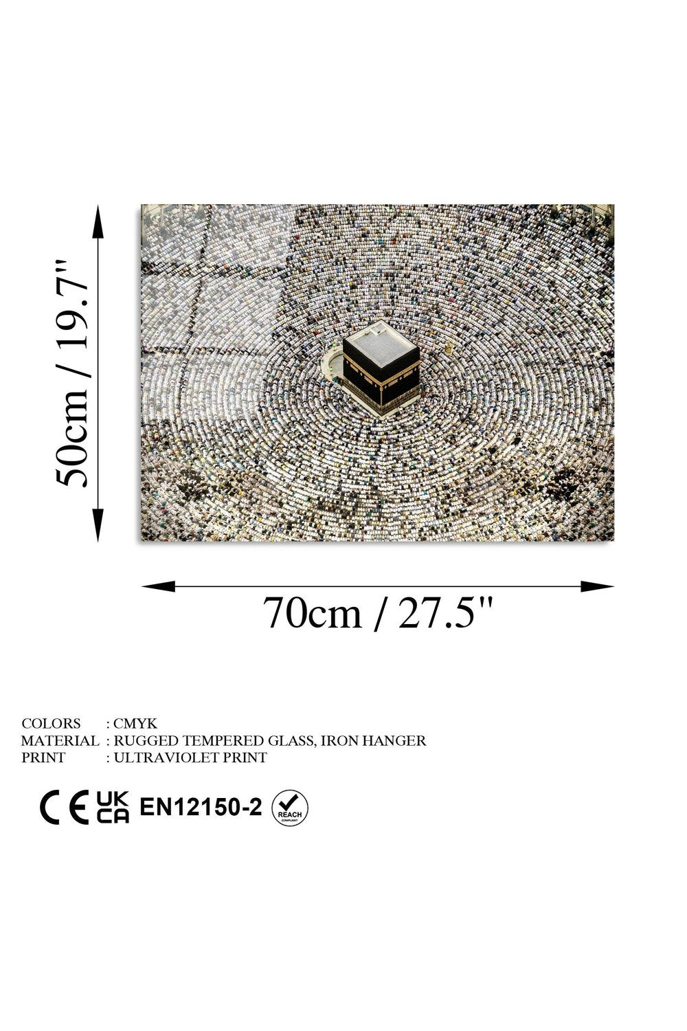 Uv-444 Baskılı Cam Dikdörtgen Duvar Tablosu - 7
