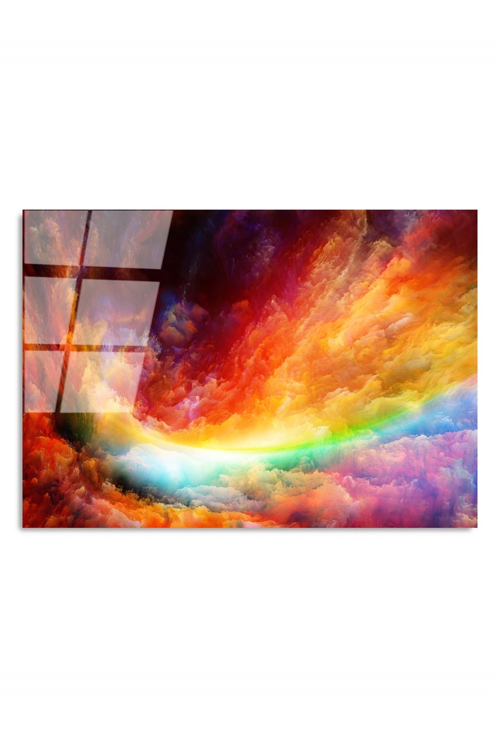 Uv-432 Baskılı Cam Dikdörtgen Duvar Tablosu - 5