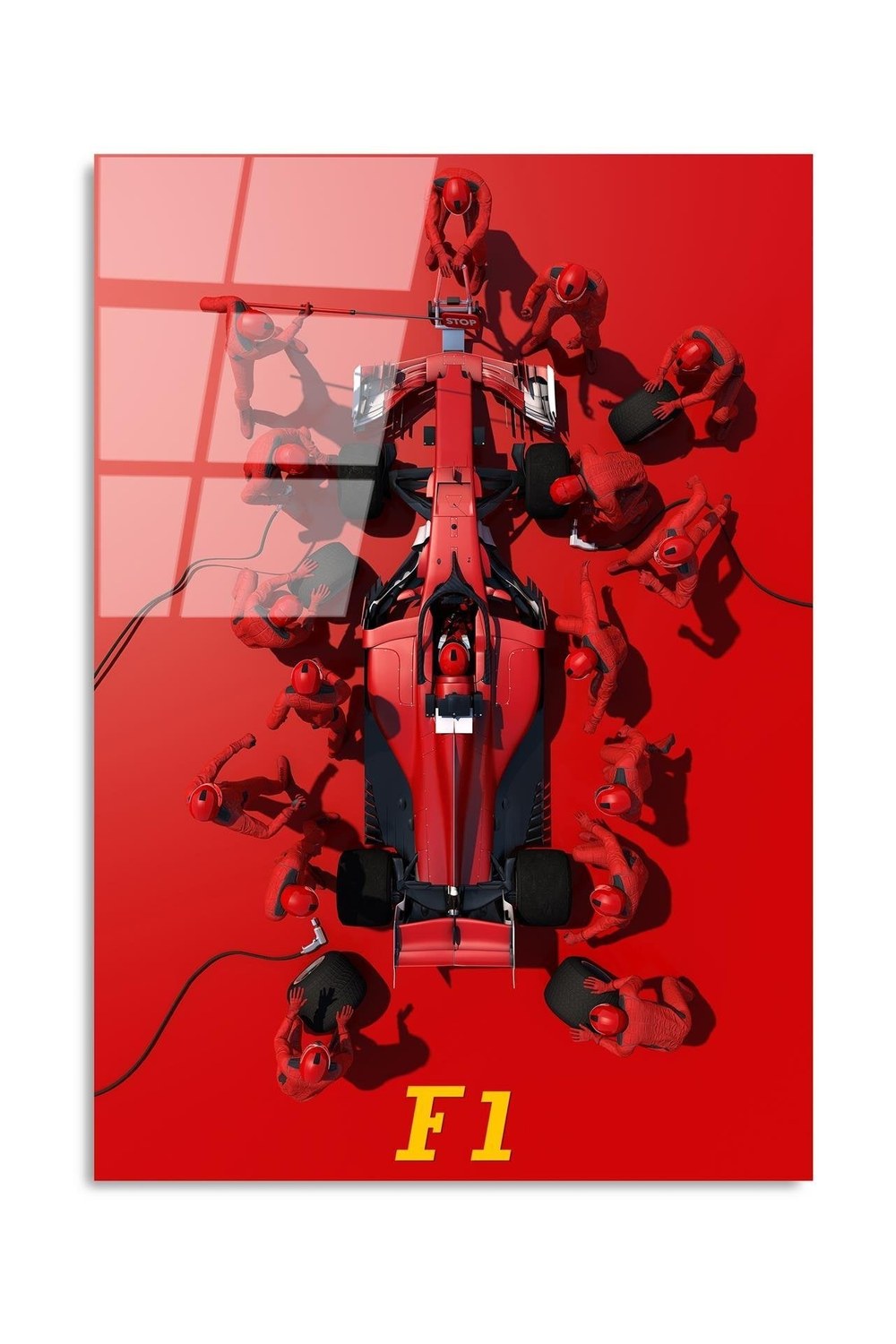 Uv-384 Baskılı Cam Dikdörtgen Duvar Tablosu - 5