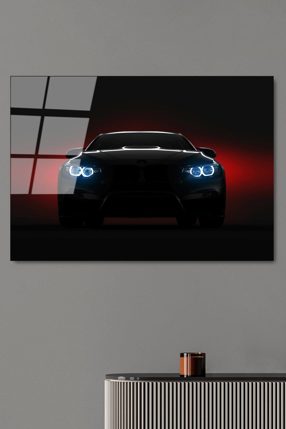 Uv-371 Baskılı Cam Dikdörtgen Duvar Tablosu - 2