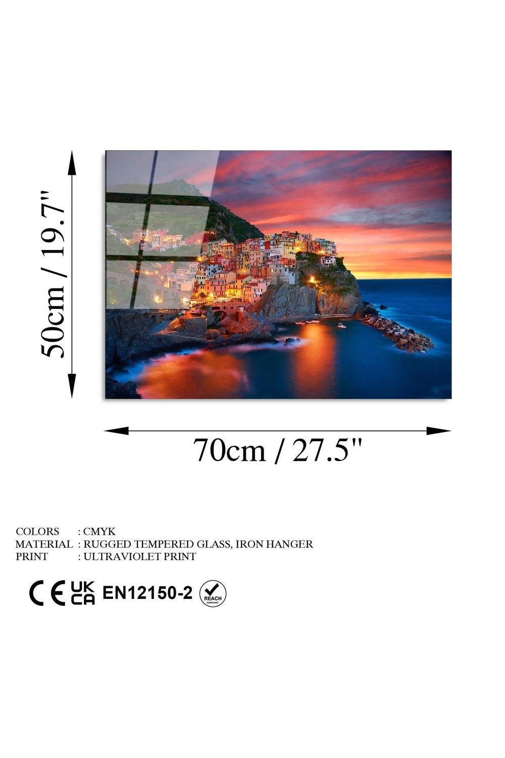 Uv-316 Baskılı Cam Dikdörtgen Duvar Tablosu - 7