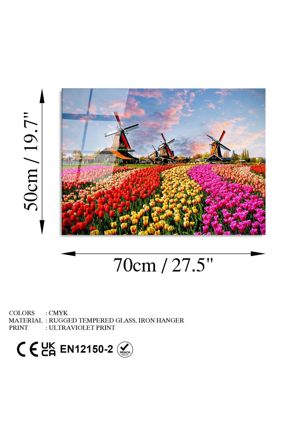 Uv-308 Baskılı Cam Dikdörtgen Duvar Tablosu - 7