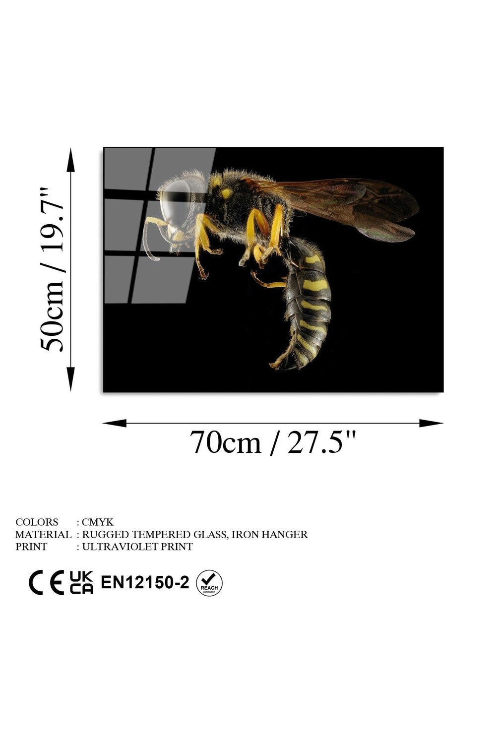 Uv-292 Baskılı Cam Dikdörtgen Duvar Tablosu - 7