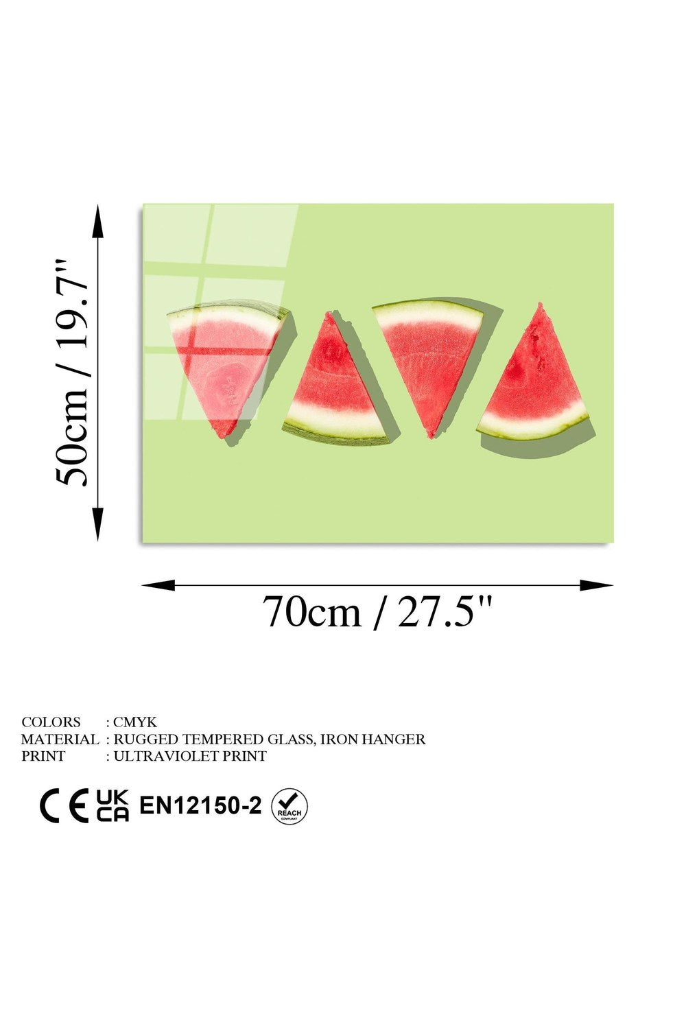 Uv-286 Baskılı Cam Dikdörtgen Duvar Tablosu - 7