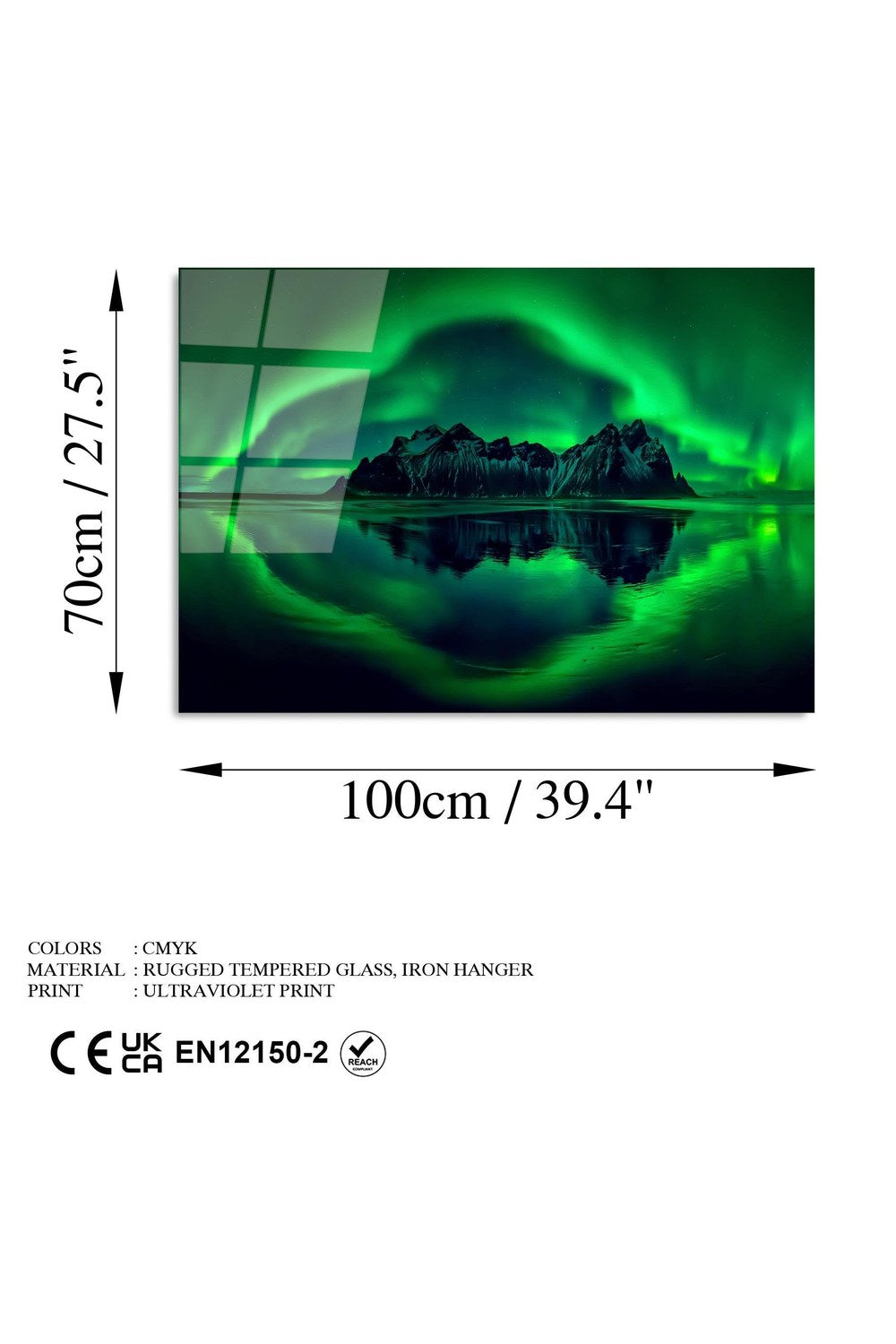 Uv-235 Baskılı Cam Dikdörtgen Duvar Tablosu - 7
