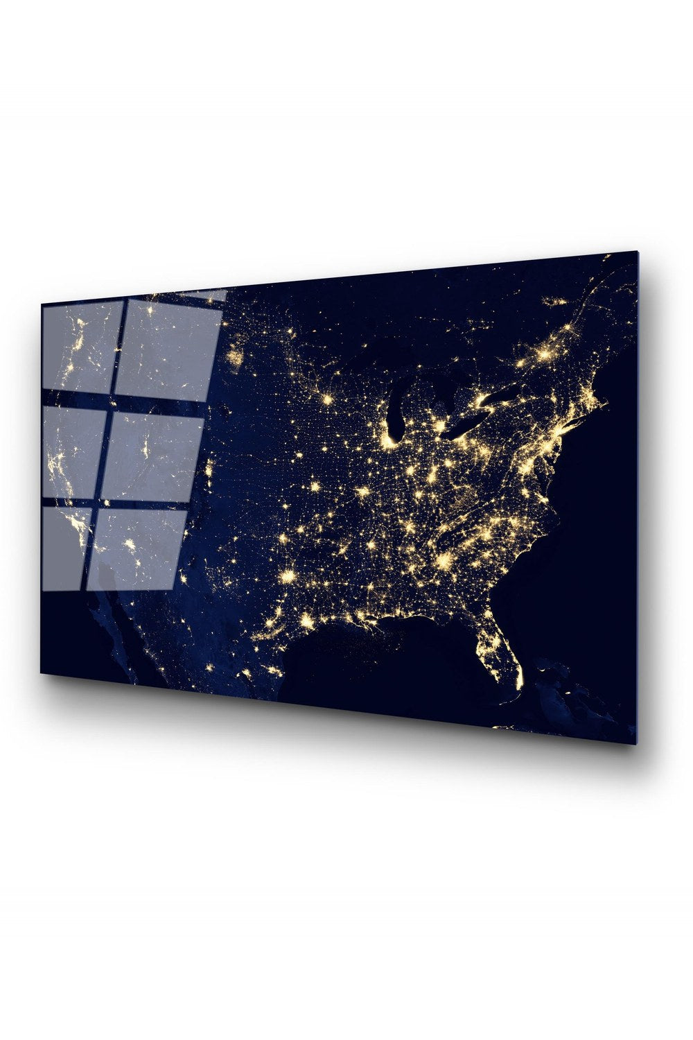Uv-190 Baskılı Cam Dikdörtgen Duvar Tablosu - 4