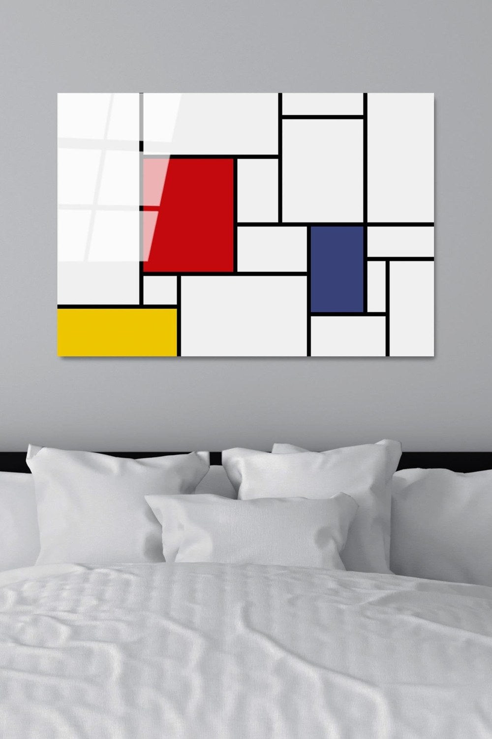 Uv-181 Baskılı Cam Dikdörtgen Duvar Tablosu - 1