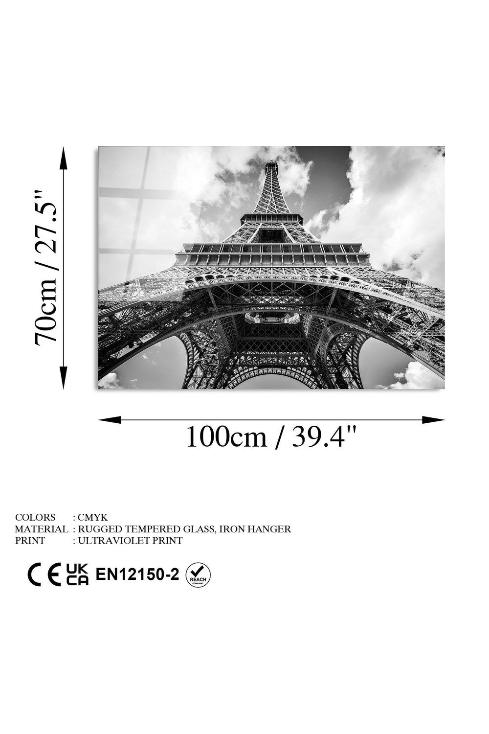 Uv-169 Baskılı Cam Dikdörtgen Duvar Tablosu - 7