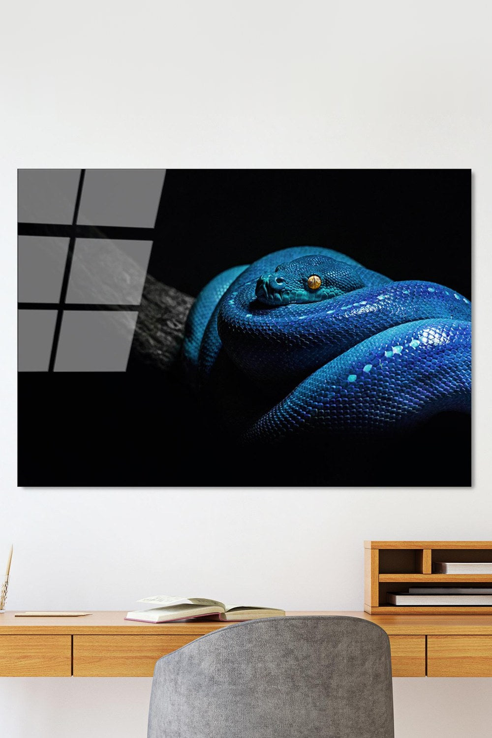 Uv-148 Baskılı Cam Dikdörtgen Duvar Tablosu - 2