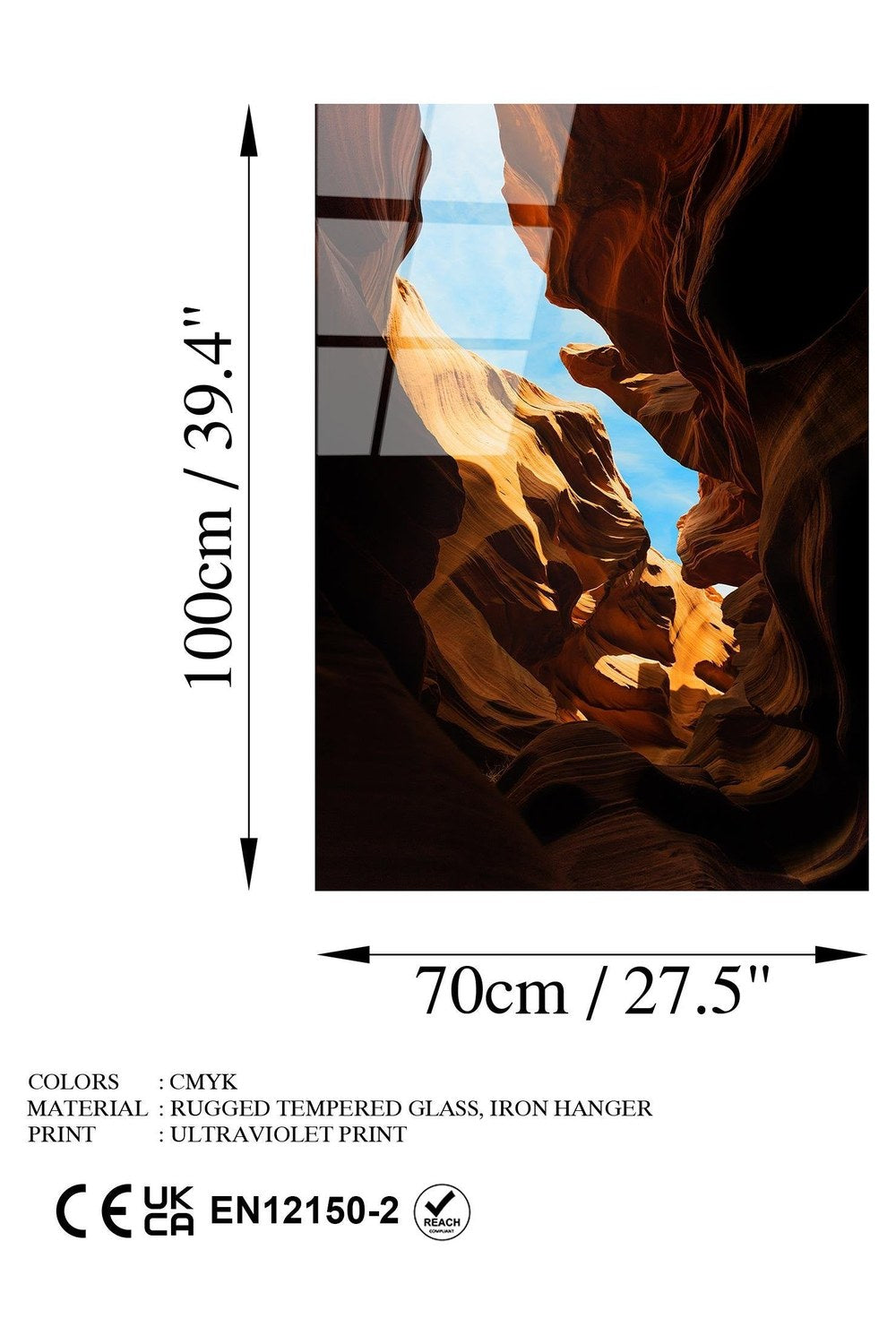 Uv-131 Baskılı Cam Dikdörtgen Duvar Tablosu - 7