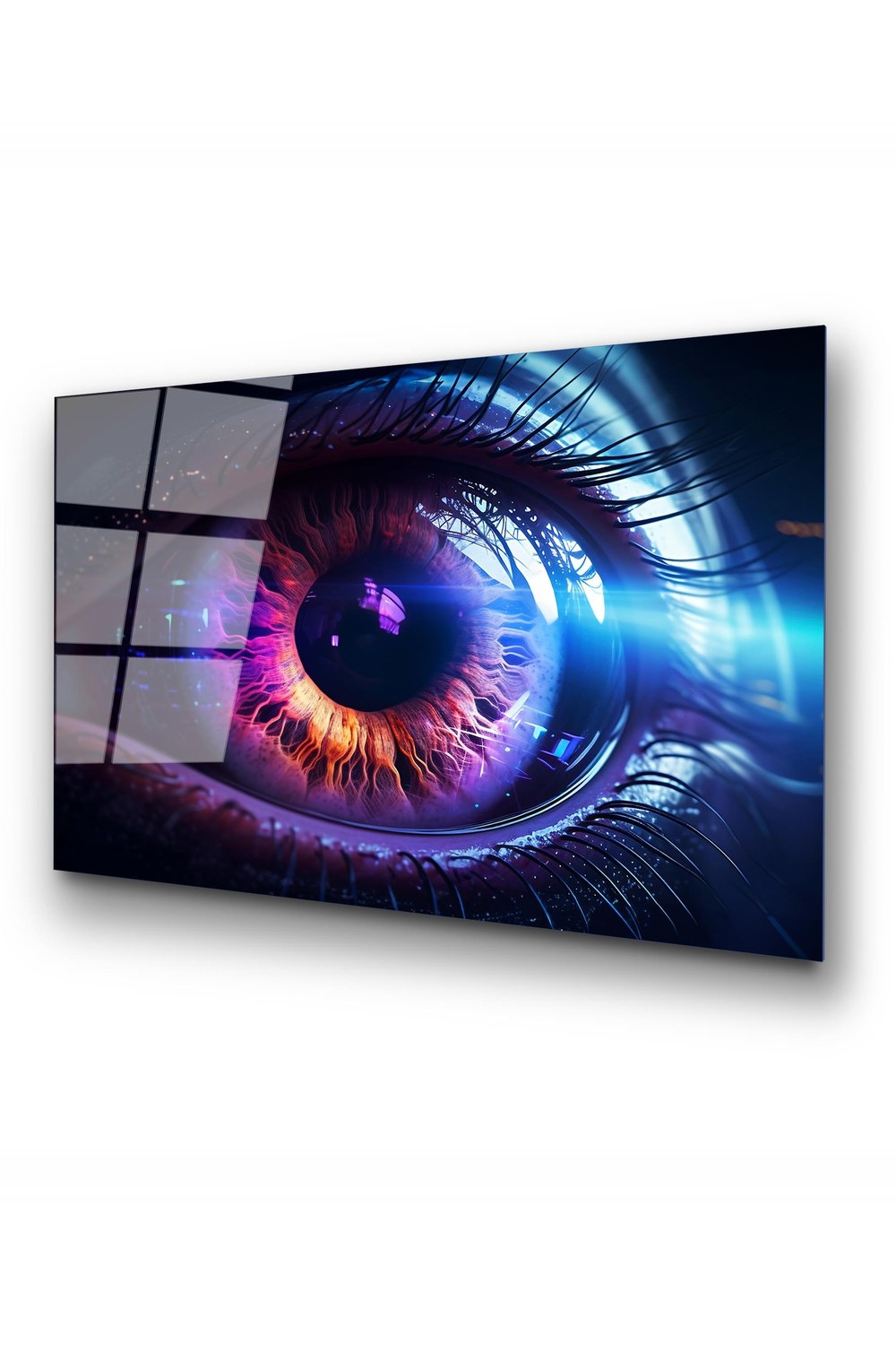 Uv-1196 Baskılı Cam Dikdörtgen Duvar Tablosu - 4