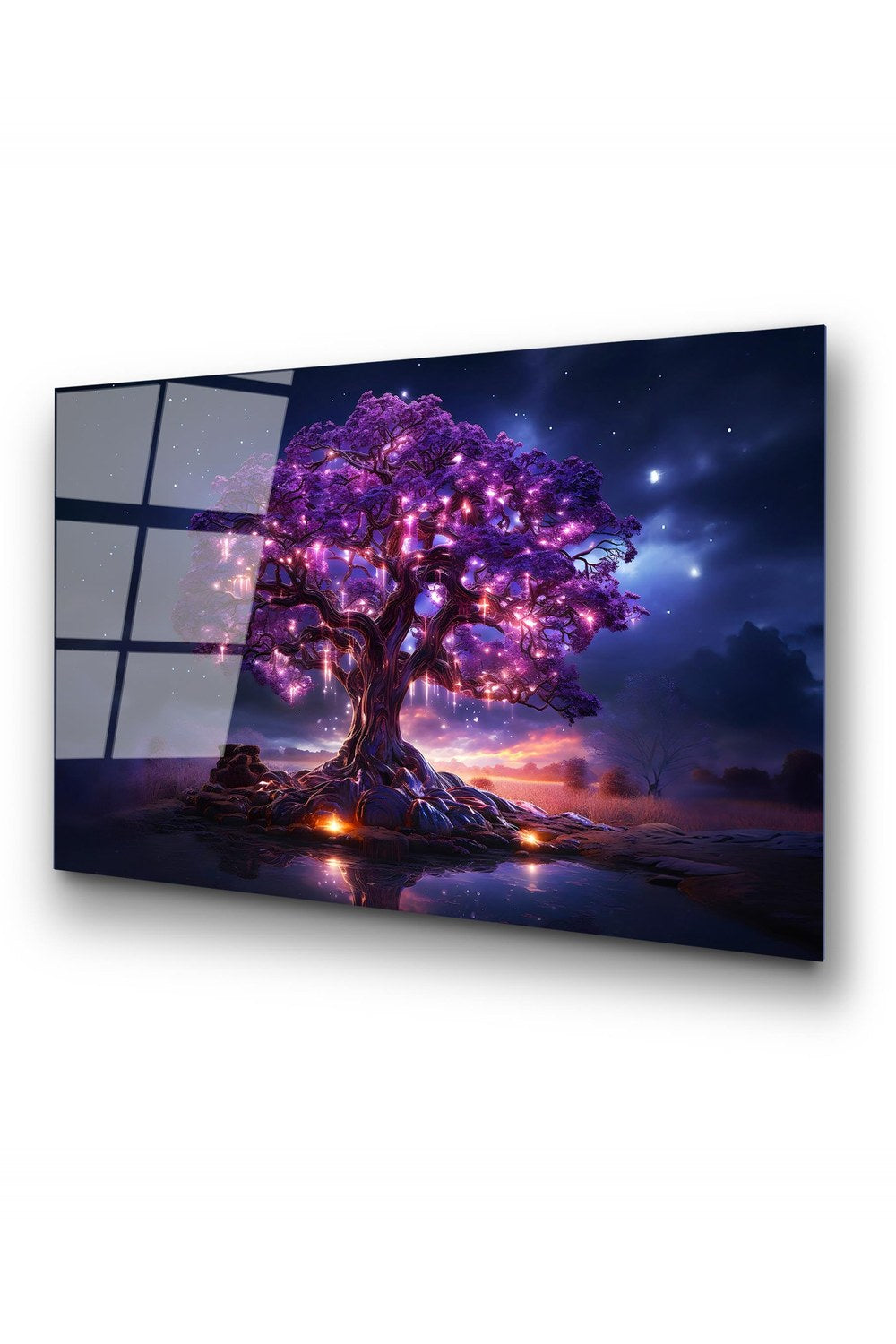 Uv-1185 Baskılı Cam Dikdörtgen Duvar Tablosu - 4
