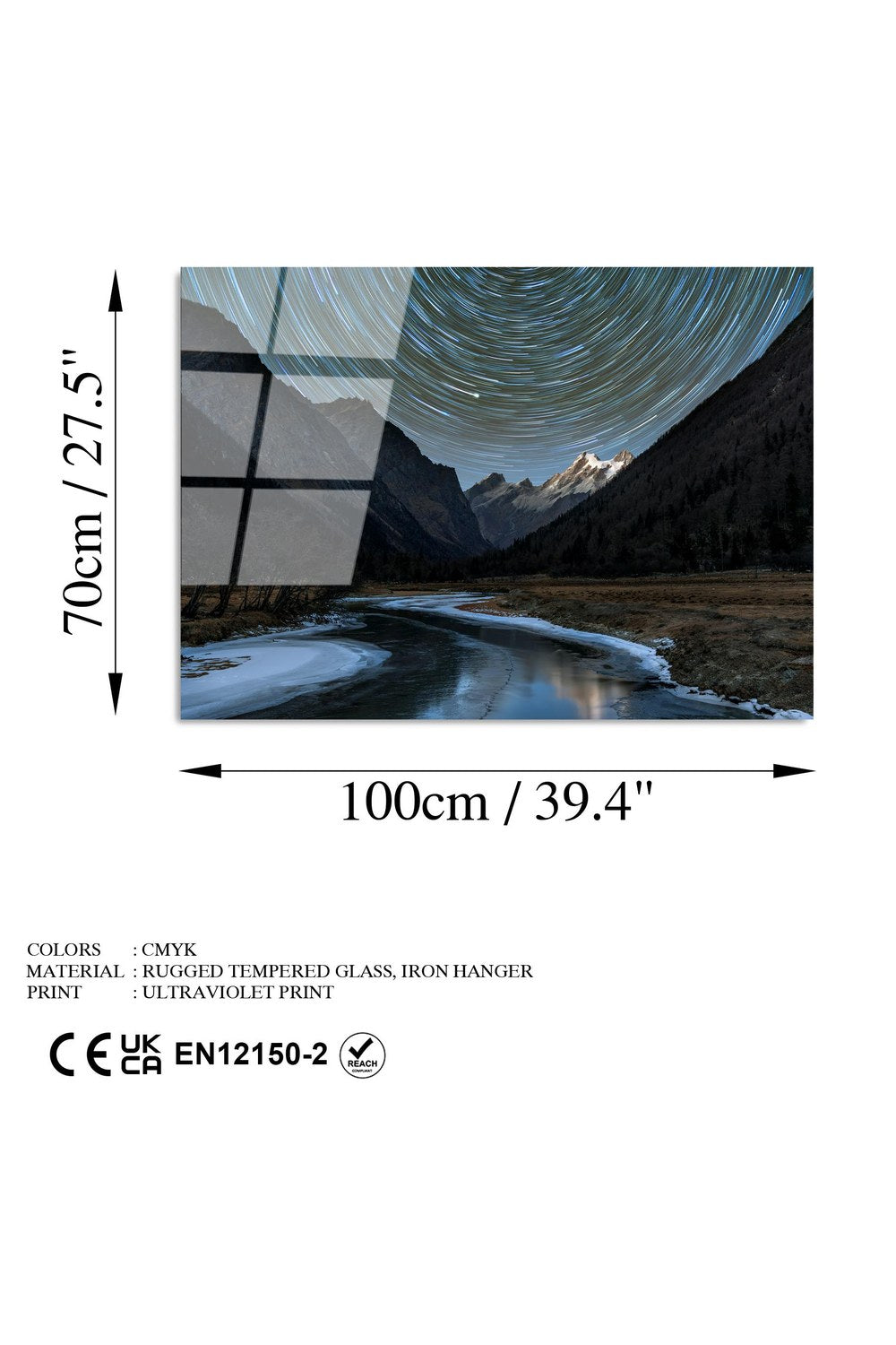 Uv-112 Baskılı Cam Dikdörtgen Duvar Tablosu - 7