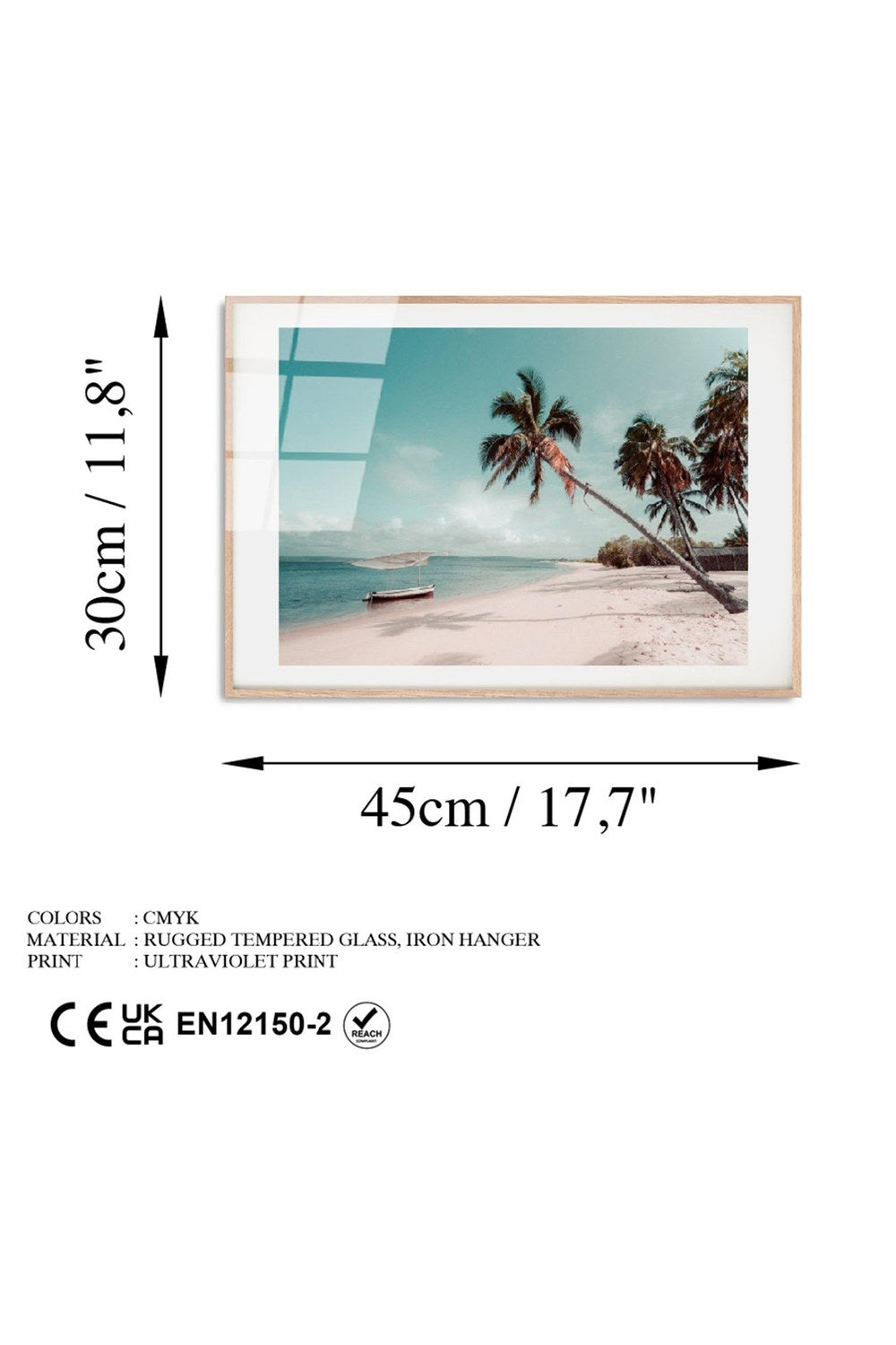 Uv-1079 Baskılı Cam Dikdörtgen Duvar Tablosu - 6