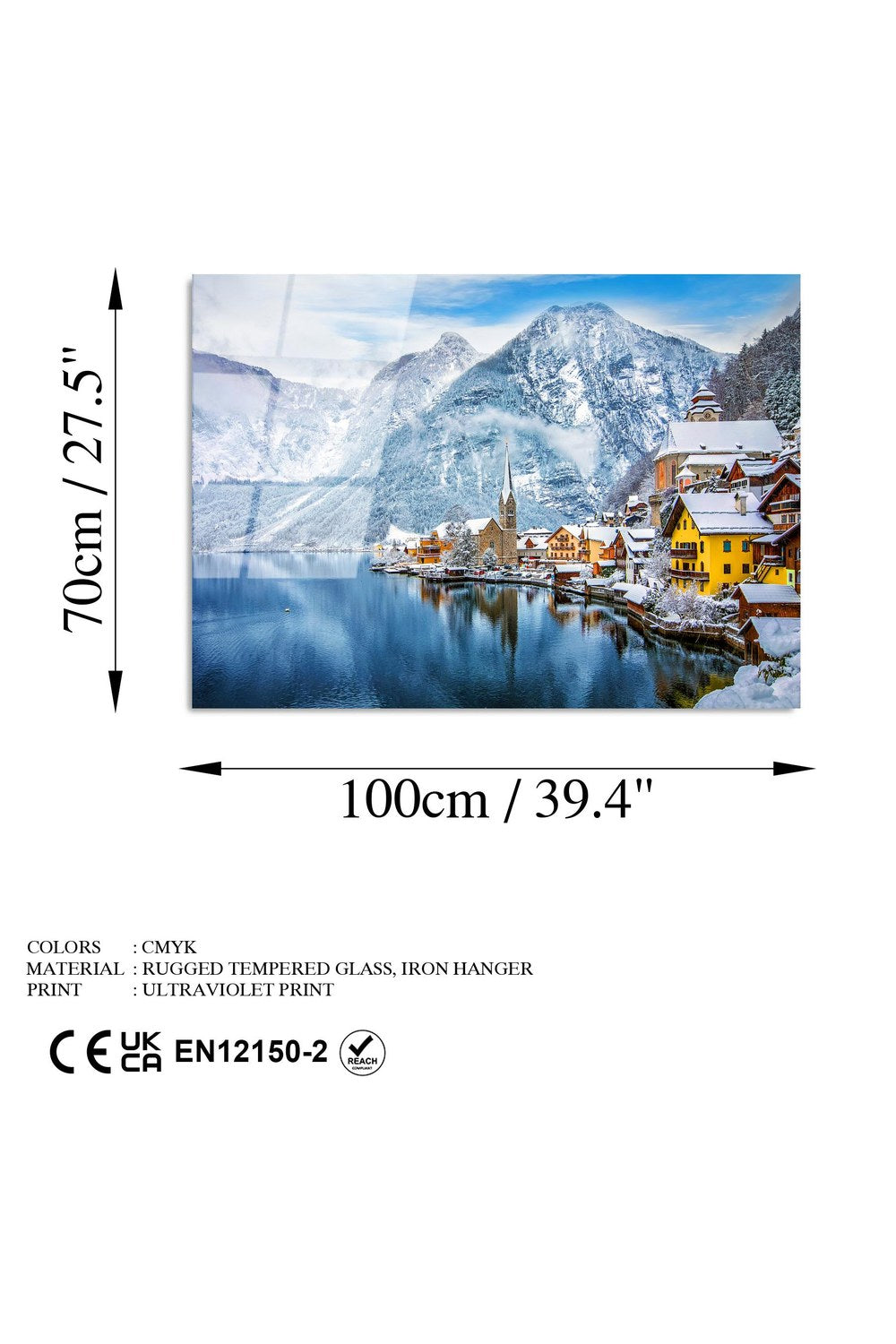 Uv-102 Baskılı Cam Dikdörtgen Duvar Tablosu - 7