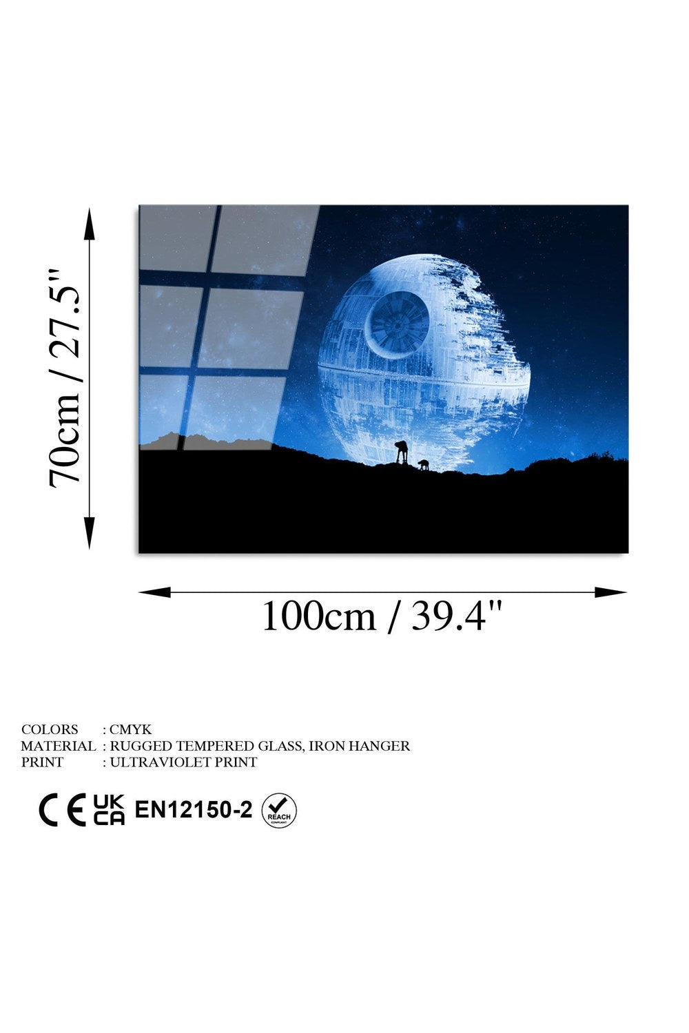 Uv-098 Baskılı Cam Dikdörtgen Duvar Tablosu - 7
