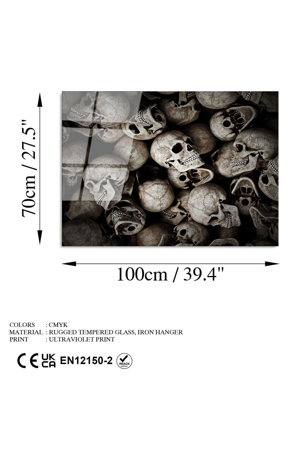 Uv-094 Baskılı Cam Dikdörtgen Duvar Tablosu - 7