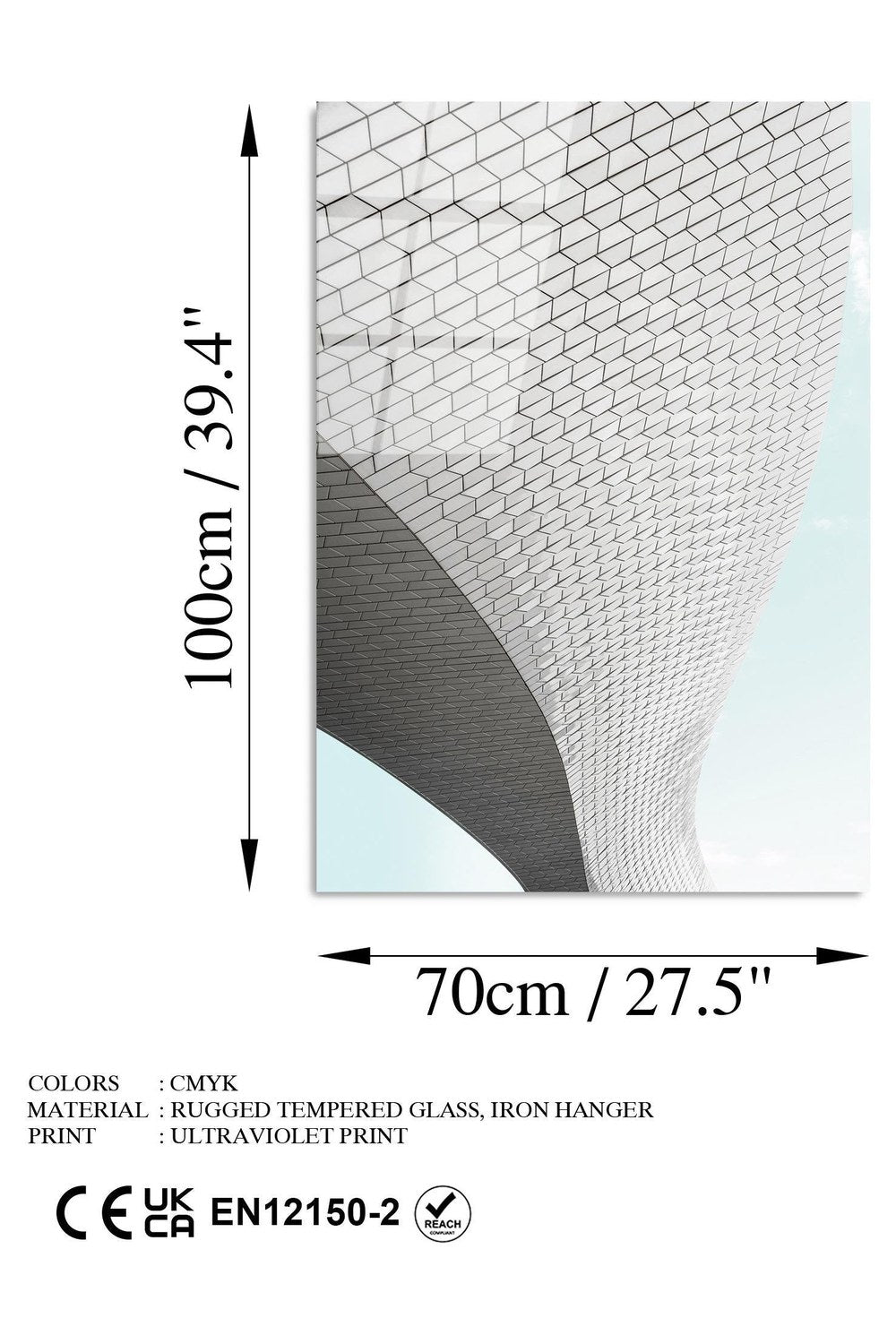 Uv-073 Baskılı Cam Dikdörtgen Duvar Tablosu - 7