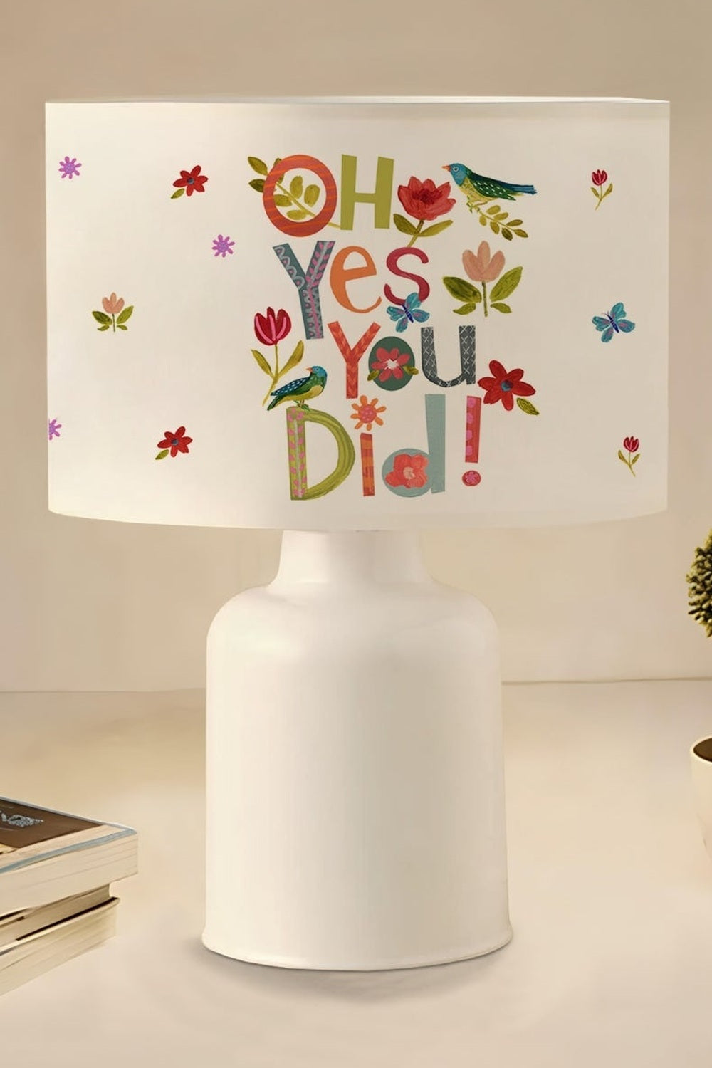 Home Modern Pasta Desenli Başlıklı Çocuk Odası Abajur Lamba - 0