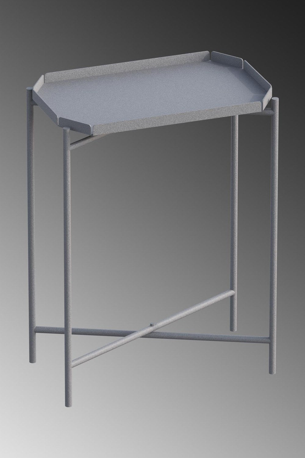 Shb-009-C Dekoratif Metal Sehpa - 3