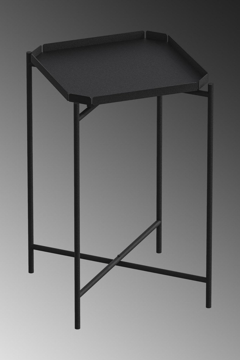 Shb-008 Dekoratif Metal Sehpa - 3