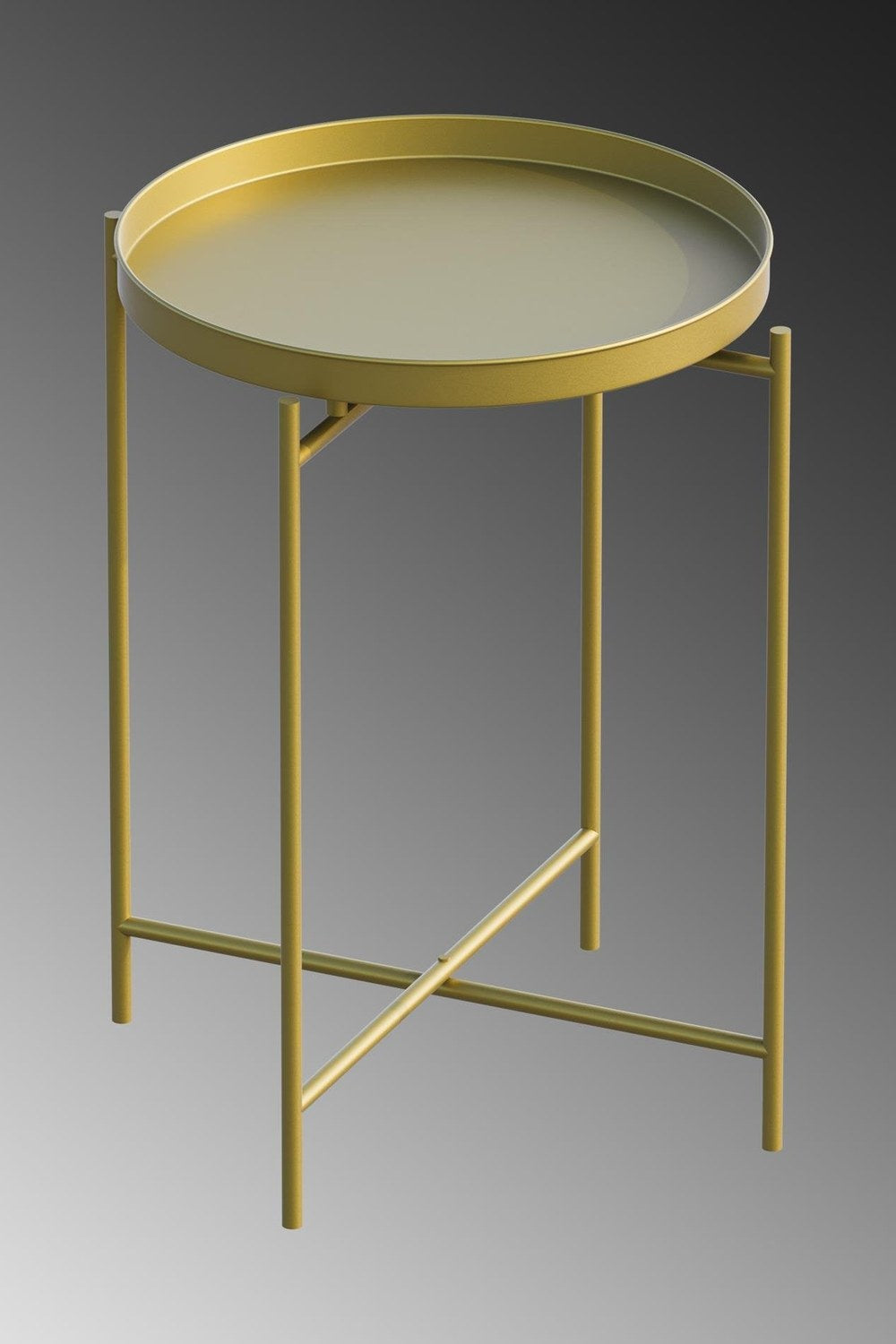 Shb-007-A Dekoratif Metal Sehpa - 2