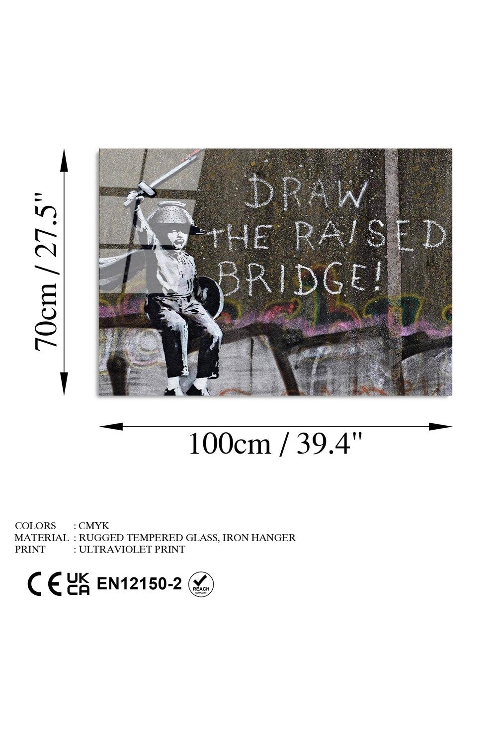 Uv-062 Baskılı Cam Dikdörtgen Duvar Tablosu - 7