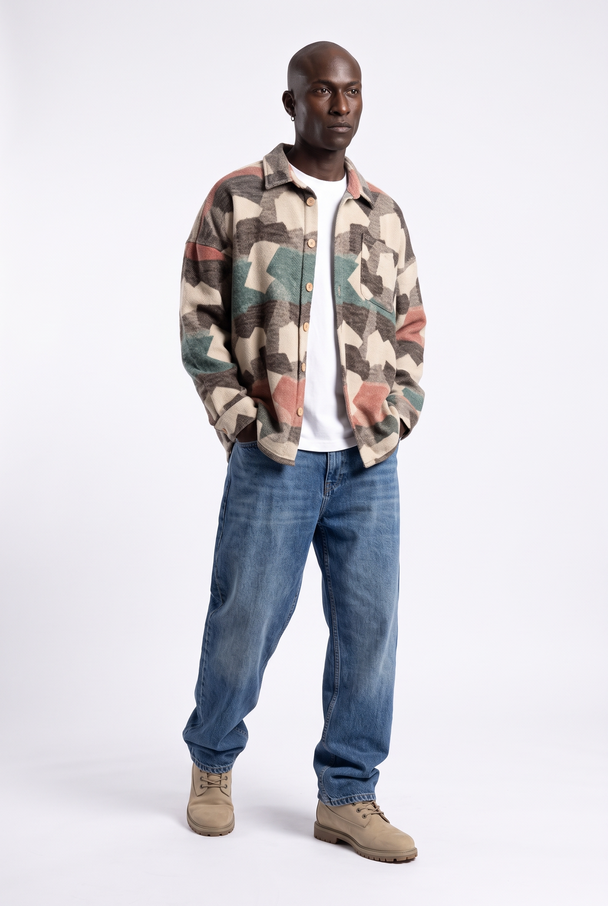 Oversize Flanel Oduncu Gömlek