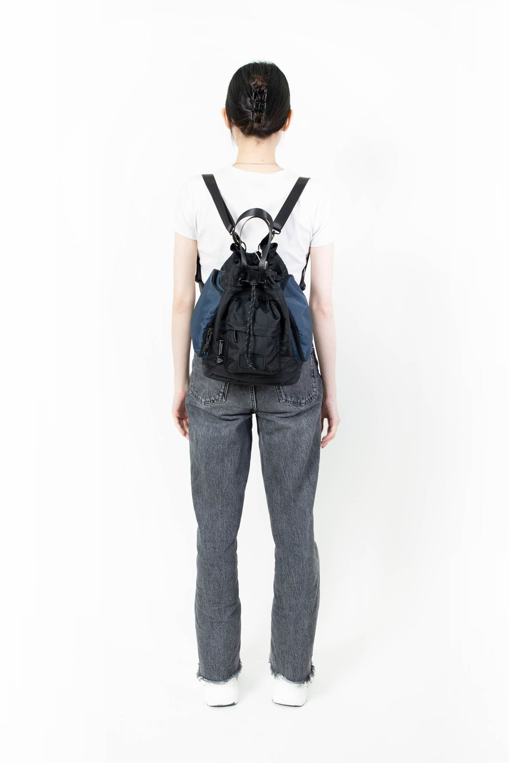 Pyramid Go Wild Serisi Siyah X Lacivert Unisex Omuz Çantası - 3